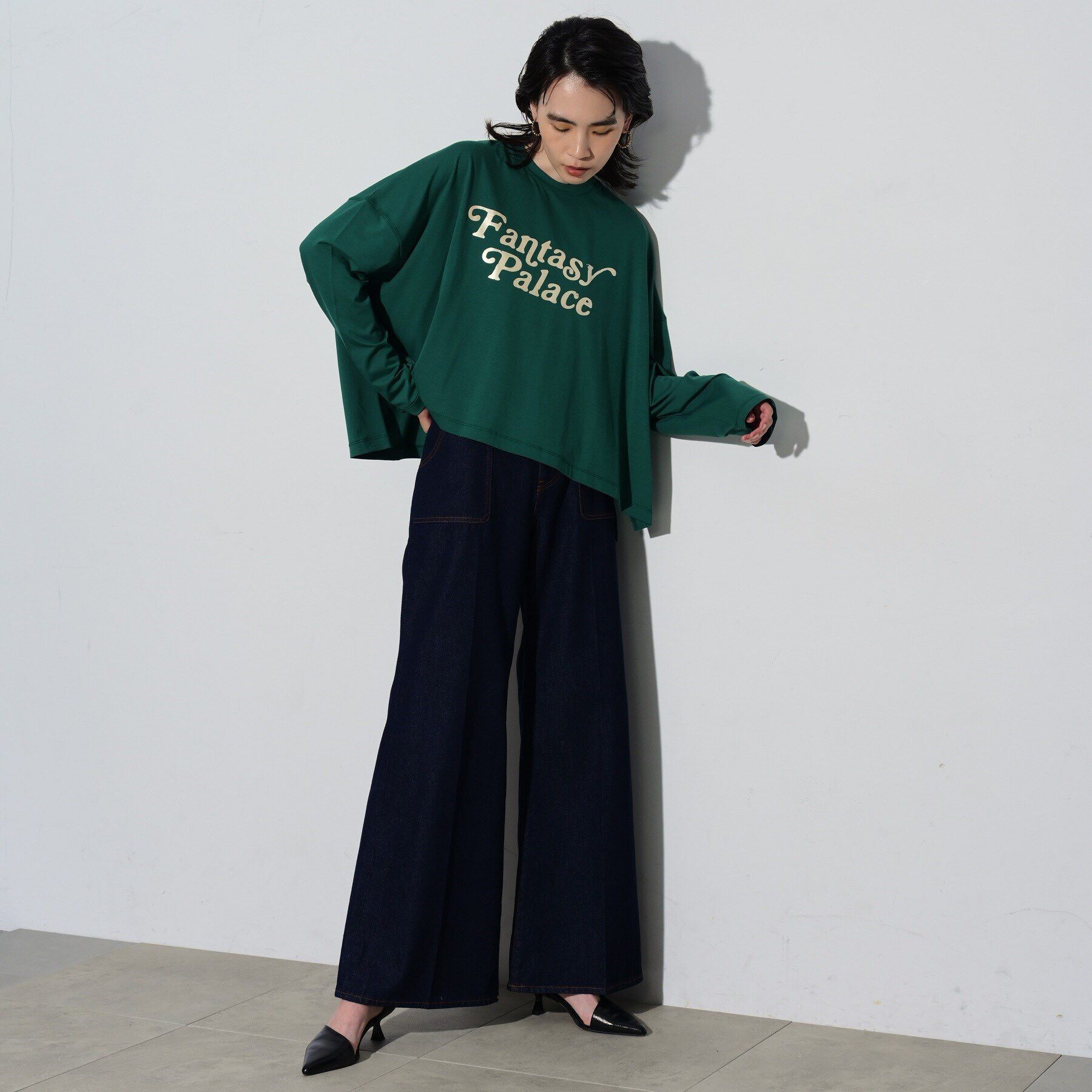 GALLEST「ヴィンテージロゴプリントロングTシャツ」|Tシャツ・カットソー|