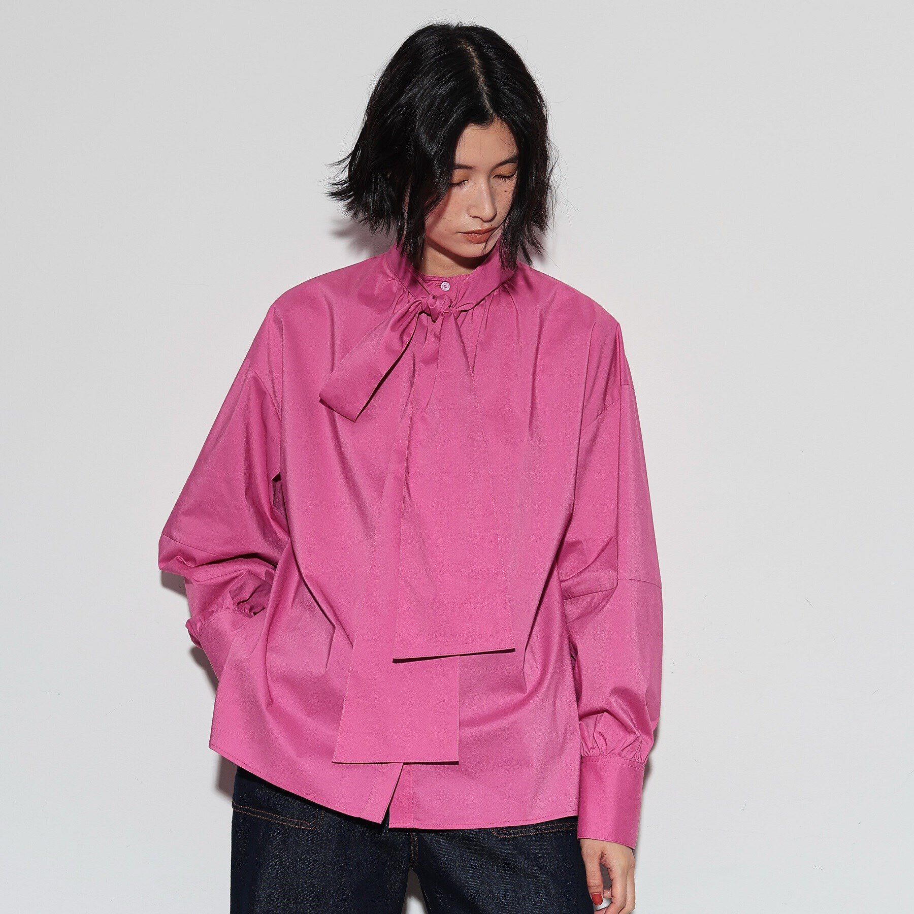 GALLEST「タイプライターボウタイシャツ」|シャツ・ブラウス|