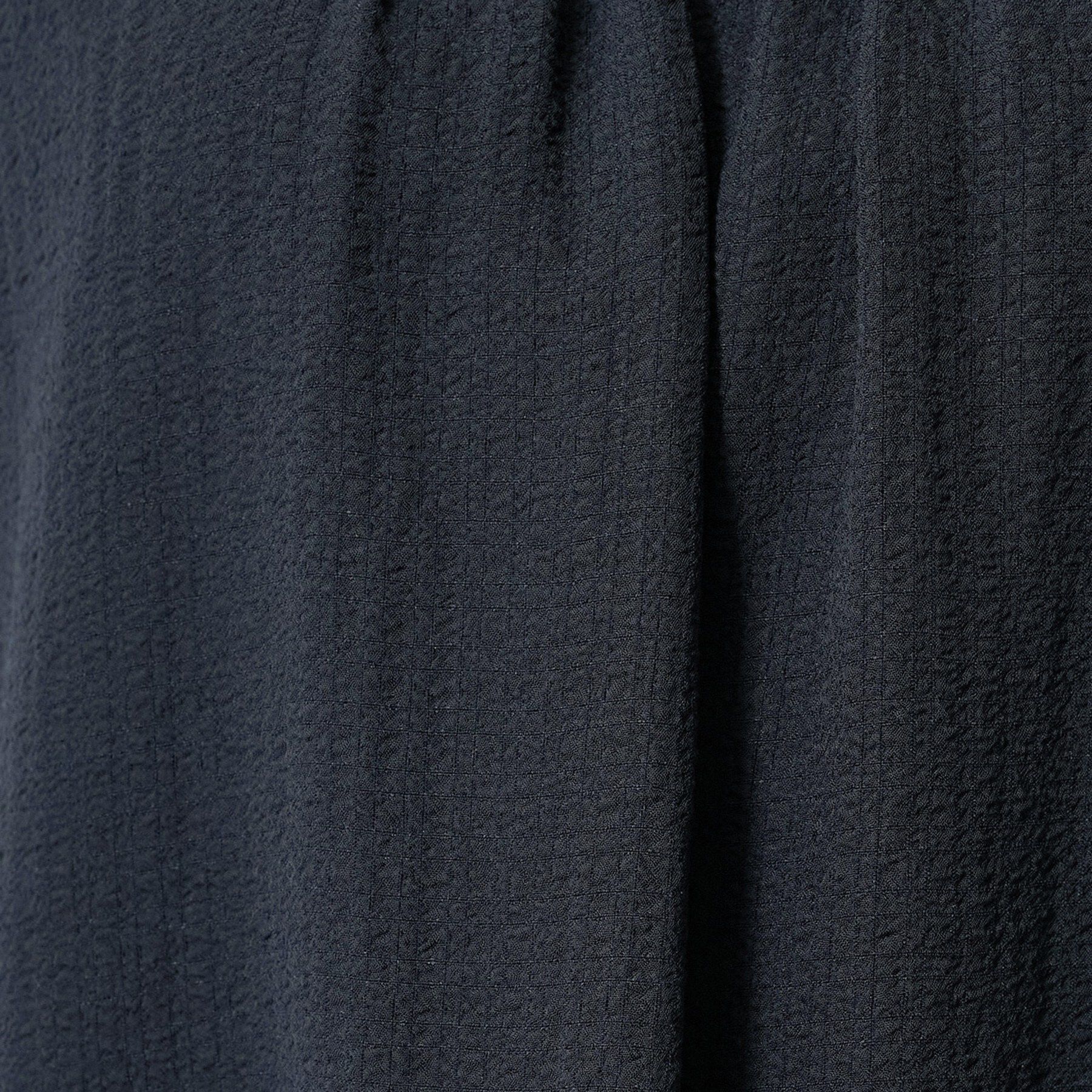 INDIVI「【洗える】無地＆チェーン柄 ギャザートップス」|シャツ・ブラウス|