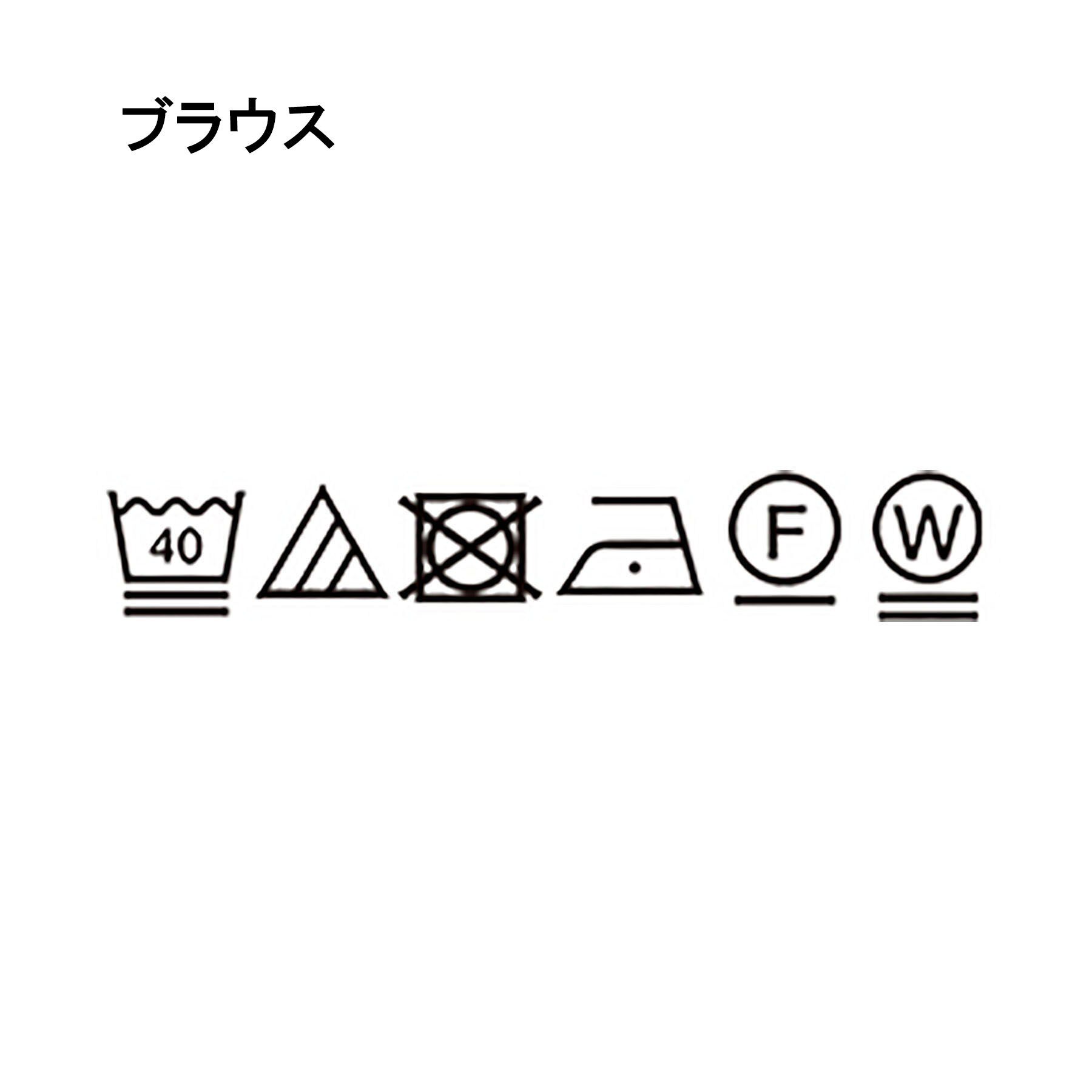 INDIVI「【洗える】無地＆チェーン柄 ギャザートップス」|シャツ・ブラウス|