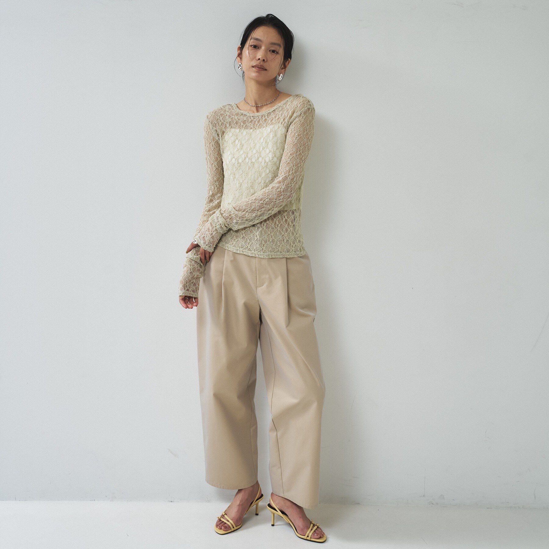 GALLEST「【一部店舗限定】バックオープンレースカットソー」|Tシャツ・カットソー|