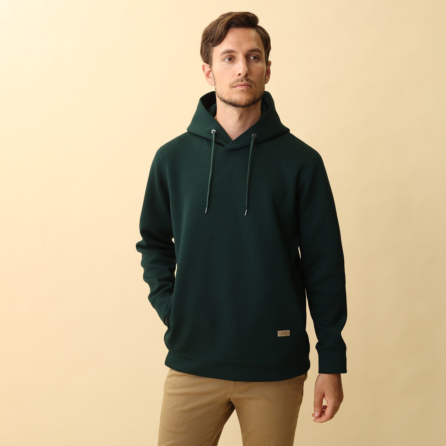 TAKEO KIKUCHI「【Sサイズ～】エアダン プルオーバー パーカ」|パーカー|モスグリーン(024