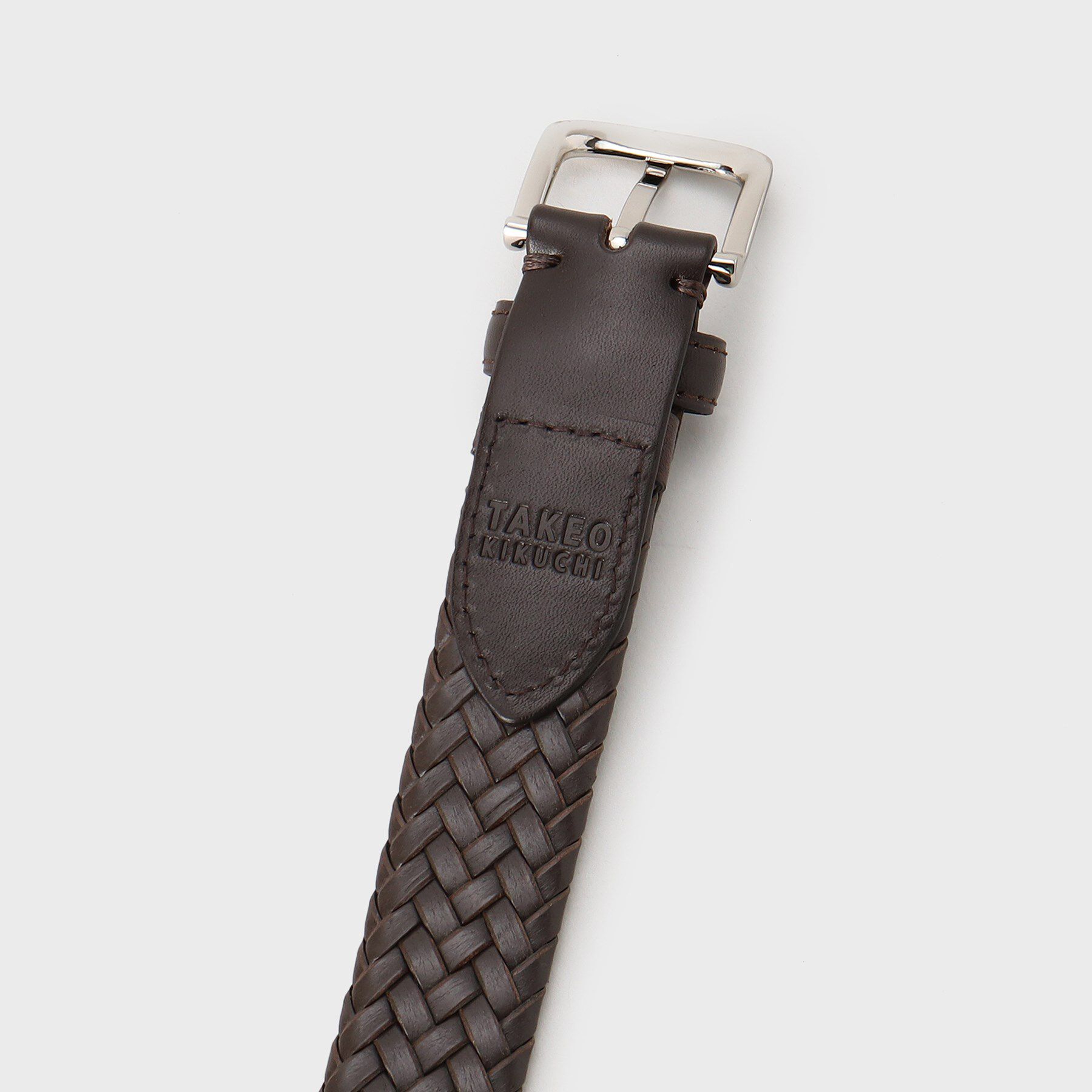 TAKEO KIKUCHI「【GIFT】レザーメッシュベルト」|ベルト|