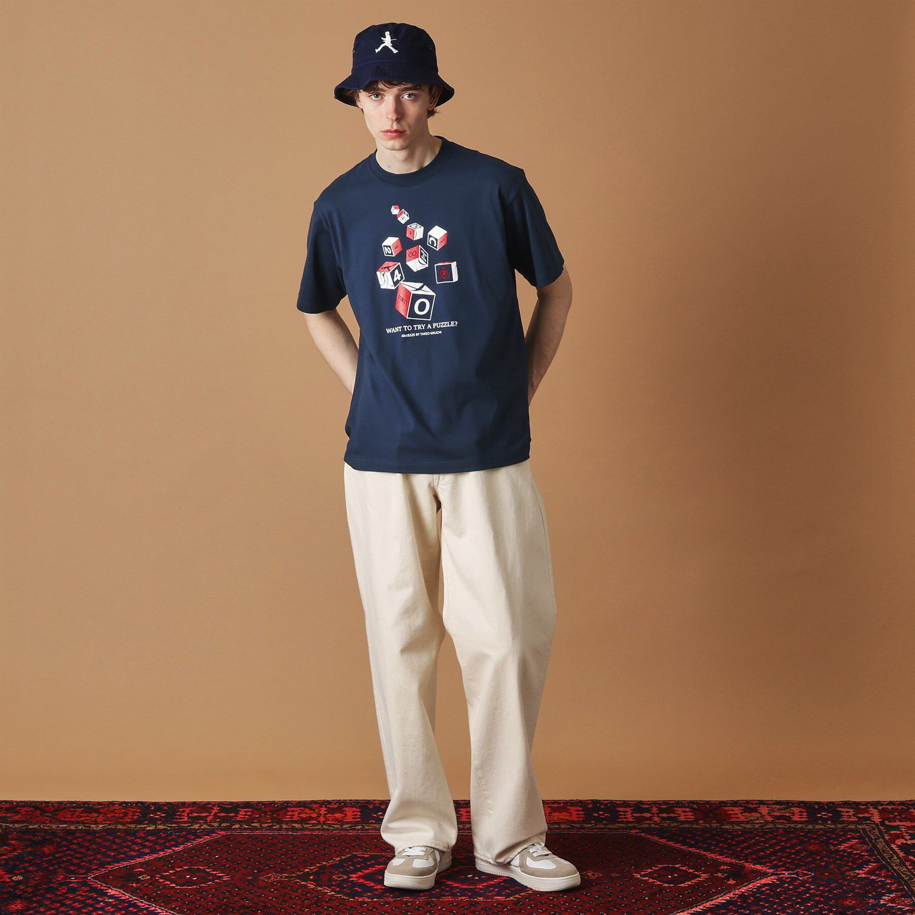 40CARATS&525「【Sサイズ～】キューブグラフィック半袖Tシャツ」|Tシャツ・カットソー|