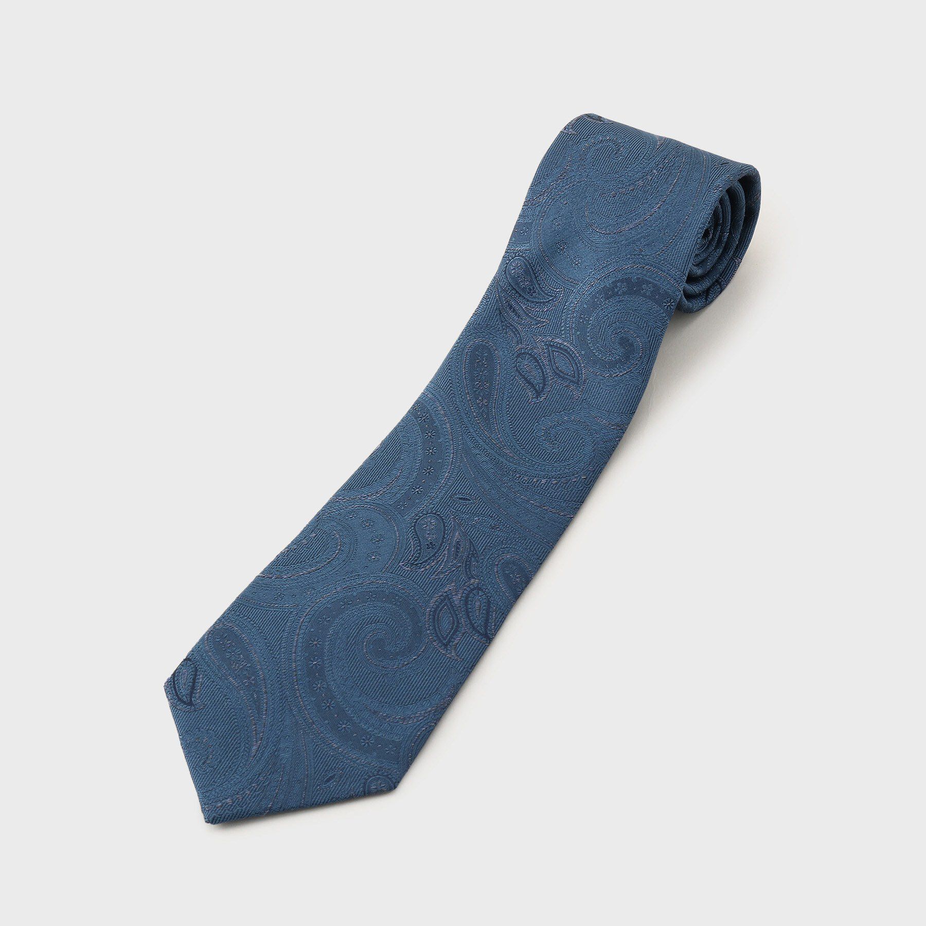 TAKEO KIKUCHI「エクストラシルク シャドーペイズリーネクタイ」|ネクタイ・蝶ネクタイ|グリーン(522)