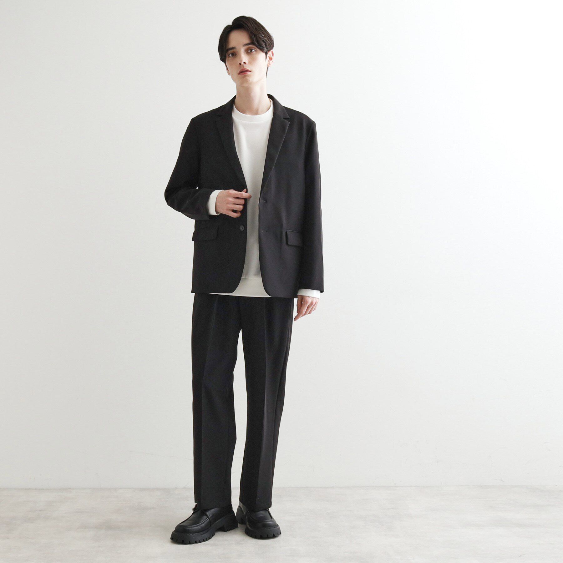 tk.TAKEO KIKUCHI「360度ストレッチテーラードジャケット（セットアップ対応）」|テーラードジャケット|