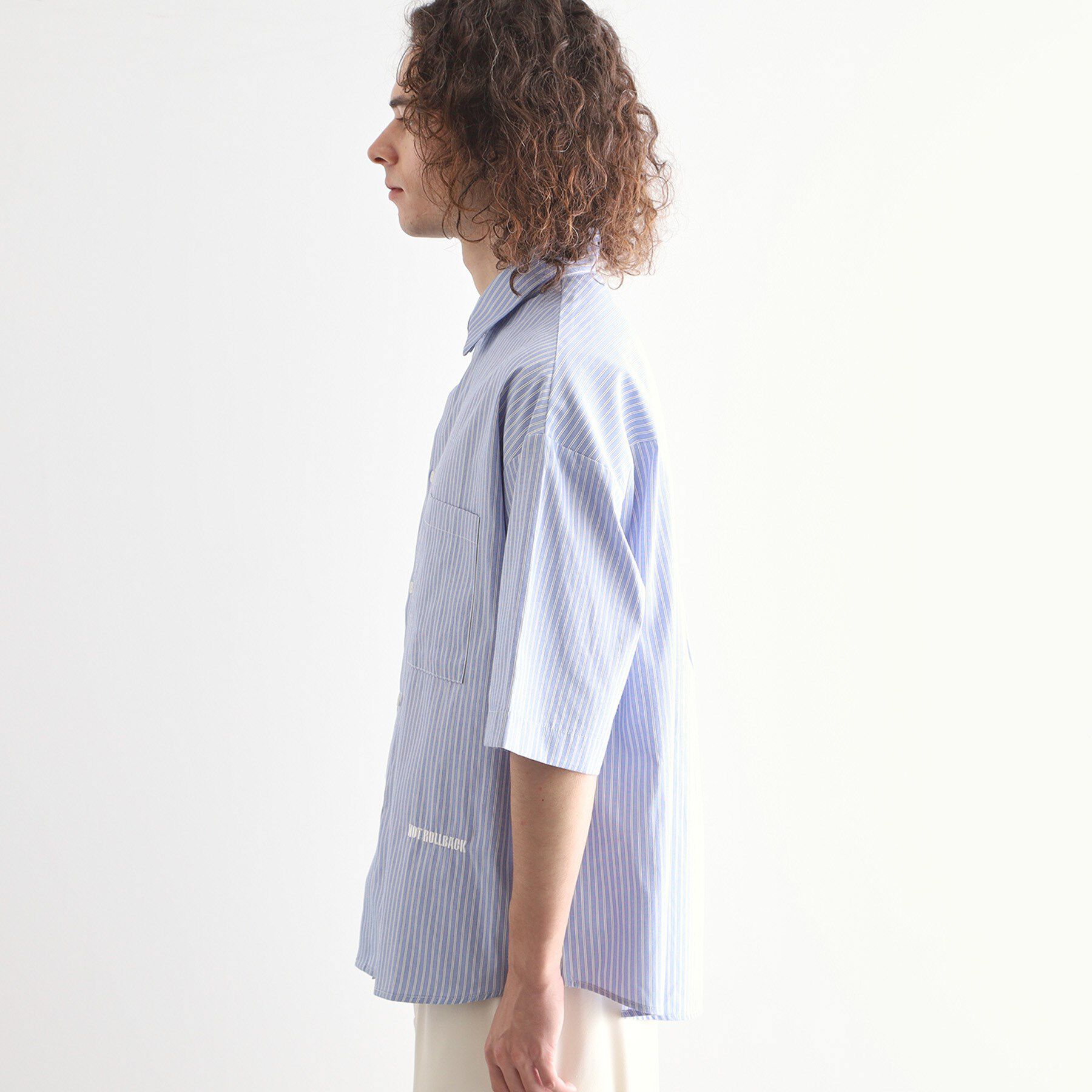 tk.TAKEO KIKUCHI「ストライプ刺繍シャツ」|シャツ・ブラウス|