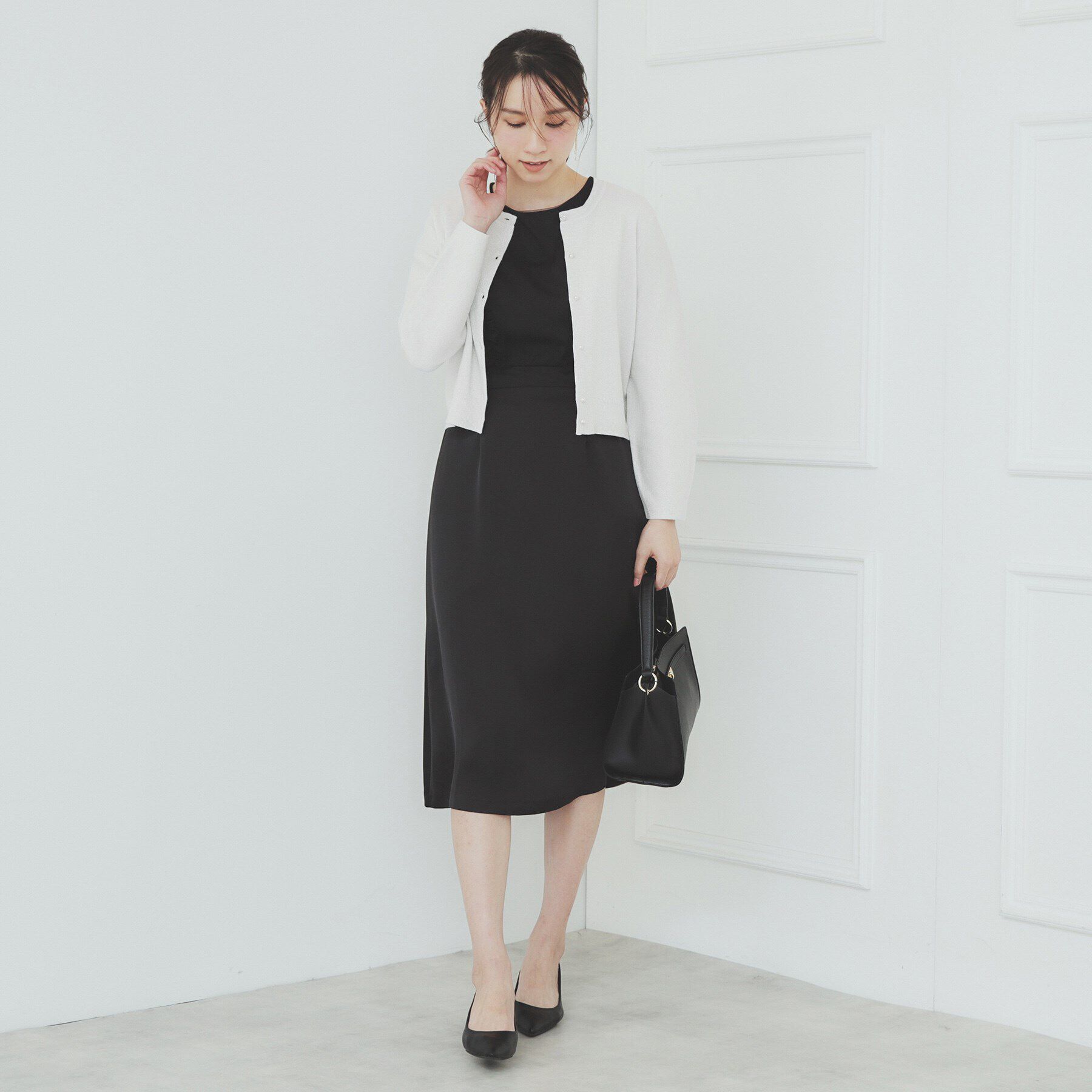 index「ラメビジューカーディガン【洗濯機洗い可】」|カーディガン|