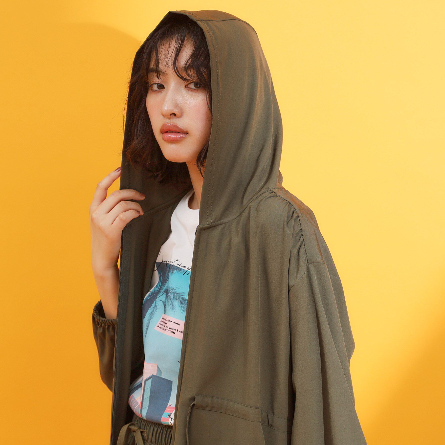 THE SHOP TK「【mizugiwa/ラッシュガード】フロントジップパーカ/セットアップ可/接触冷感/UVケア/洗濯機」|パーカー|