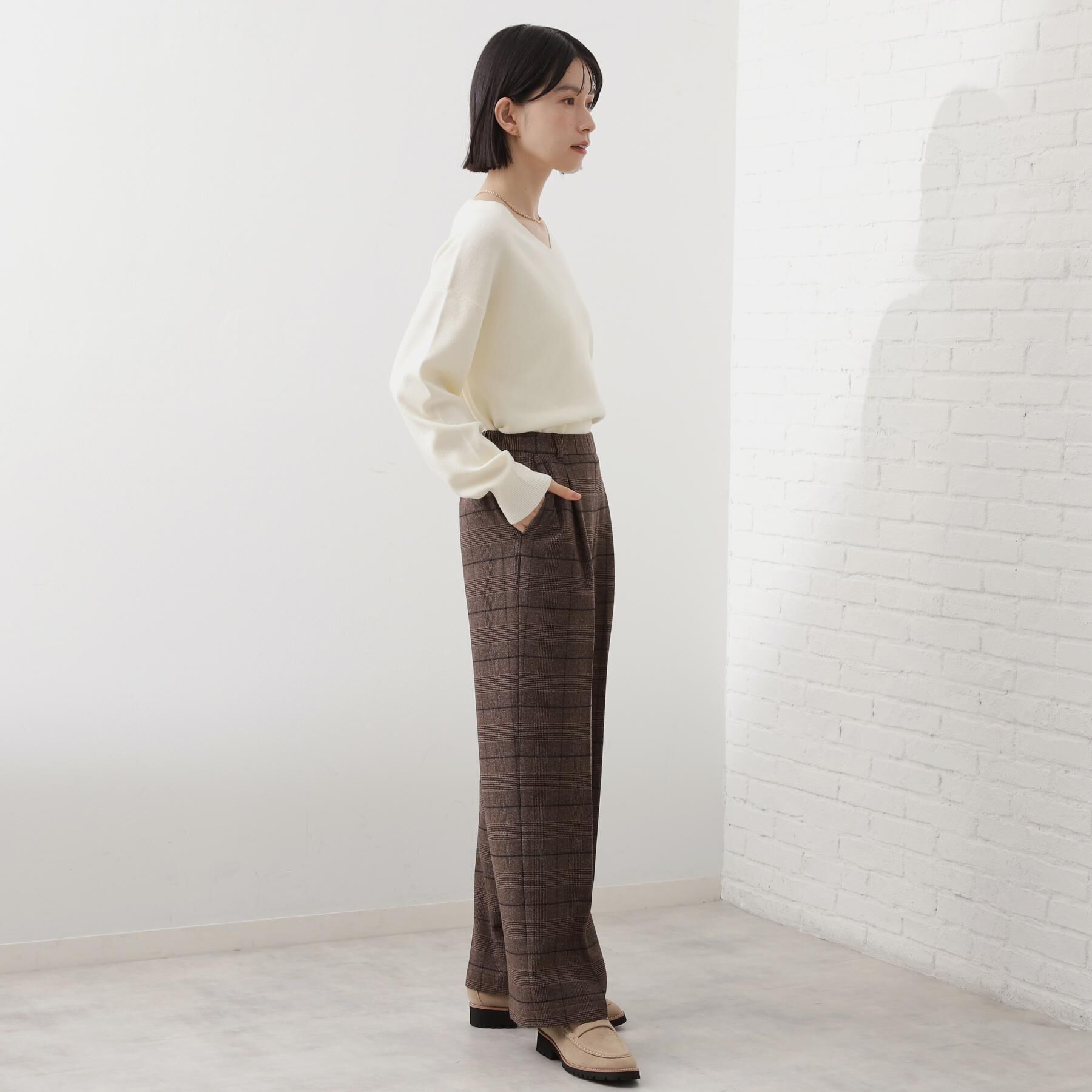 THE SHOP TK「【着丈選べる/XS～XLサイズ】あったか裏起毛ワイドパンツ」|その他|