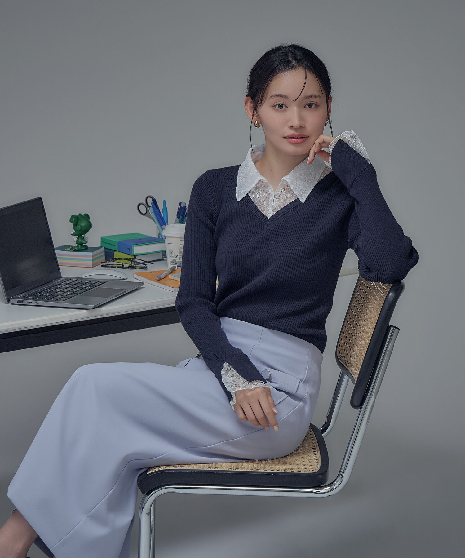  「アウトポケットナロースカート」|スカート|