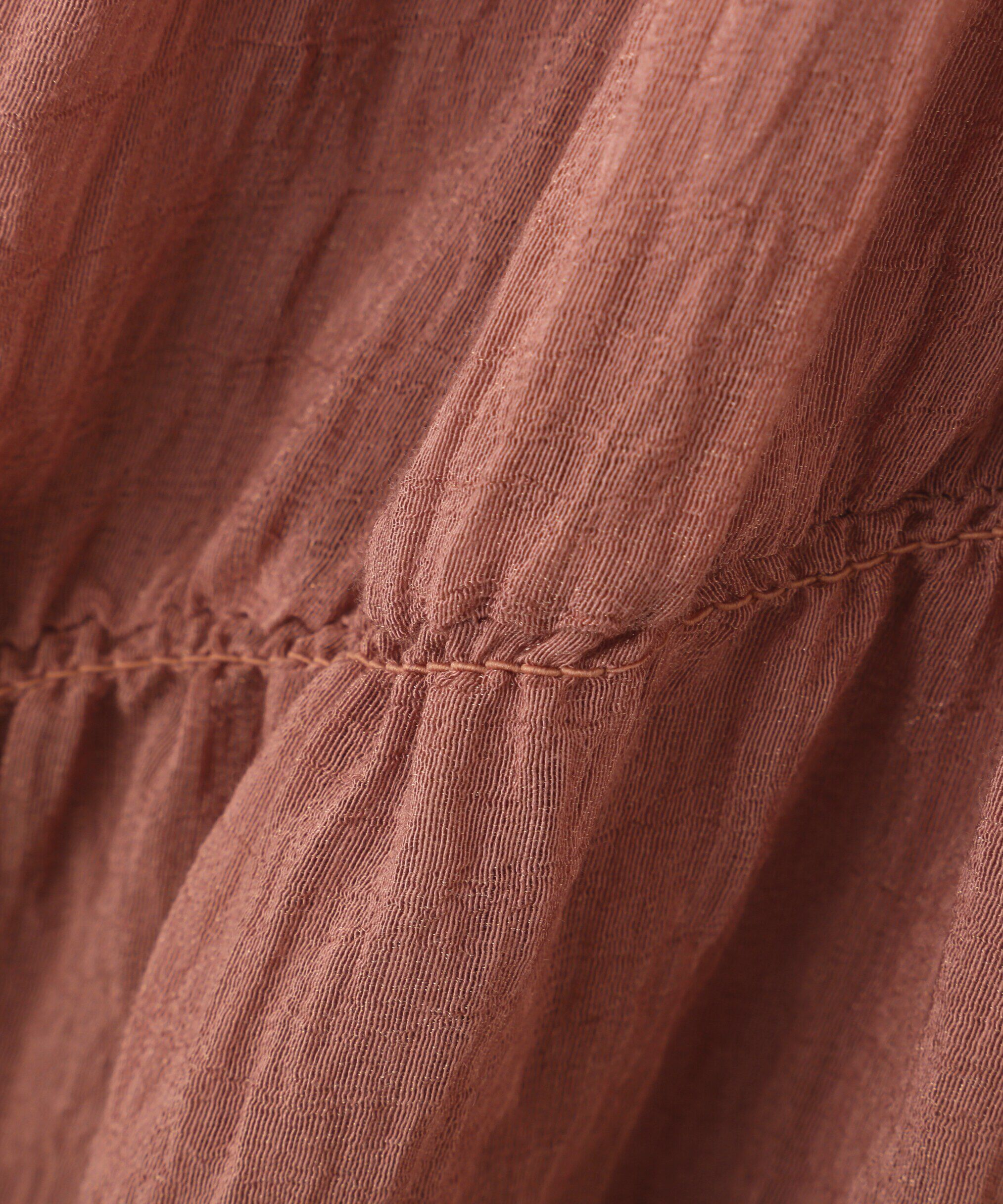  「シャーリングドロストチュニックブラウス」|シャツ・ブラウス|