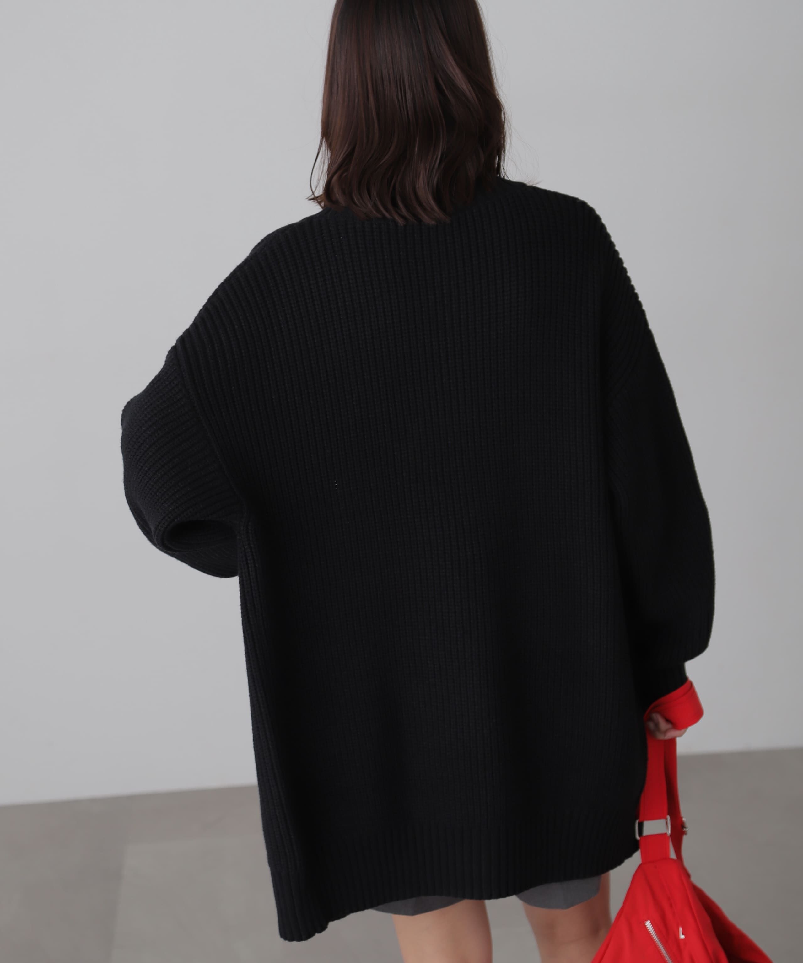  「ジップニットミニワンピース」|ワンピース|