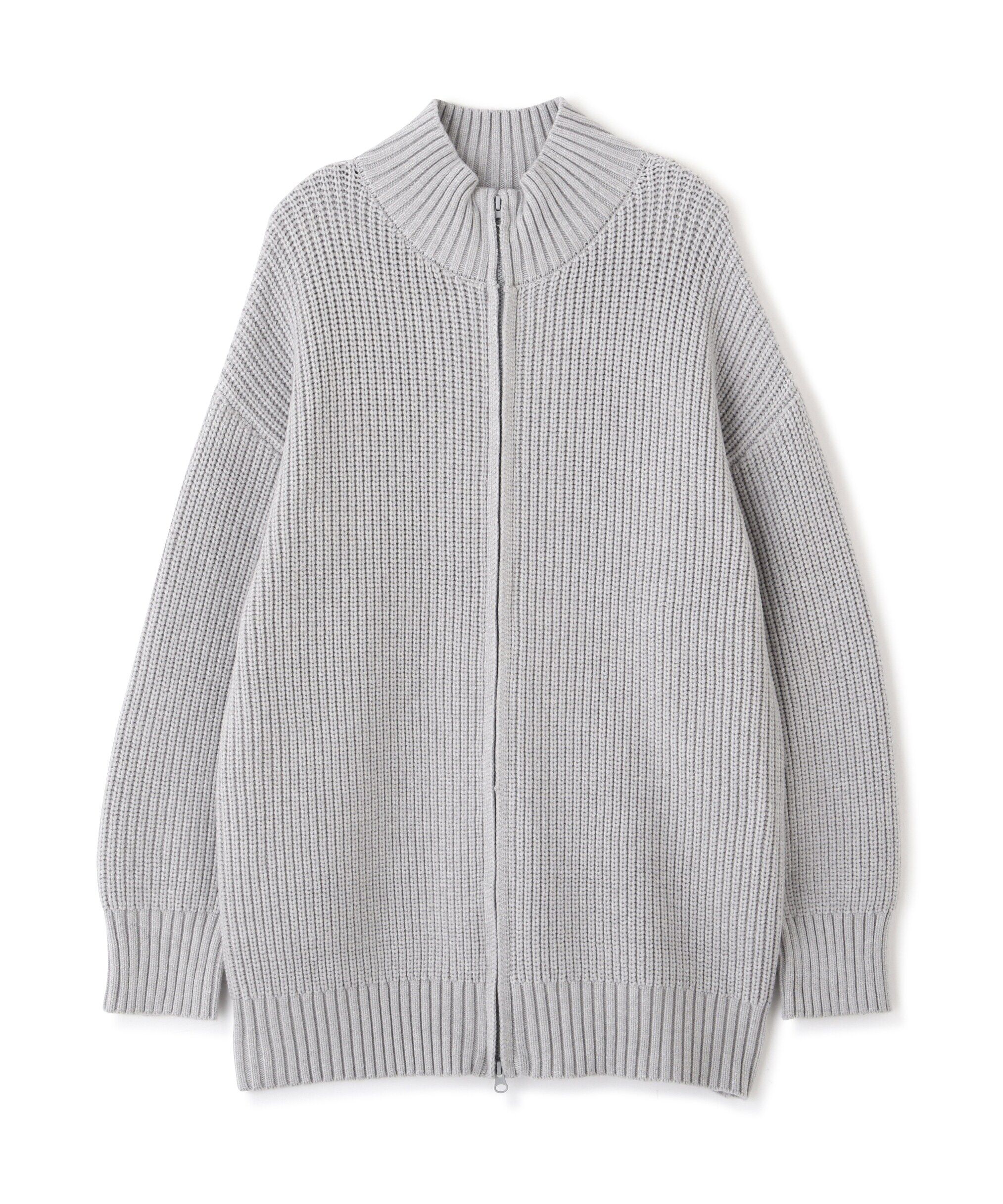  「ジップニットミニワンピース」|ワンピース|