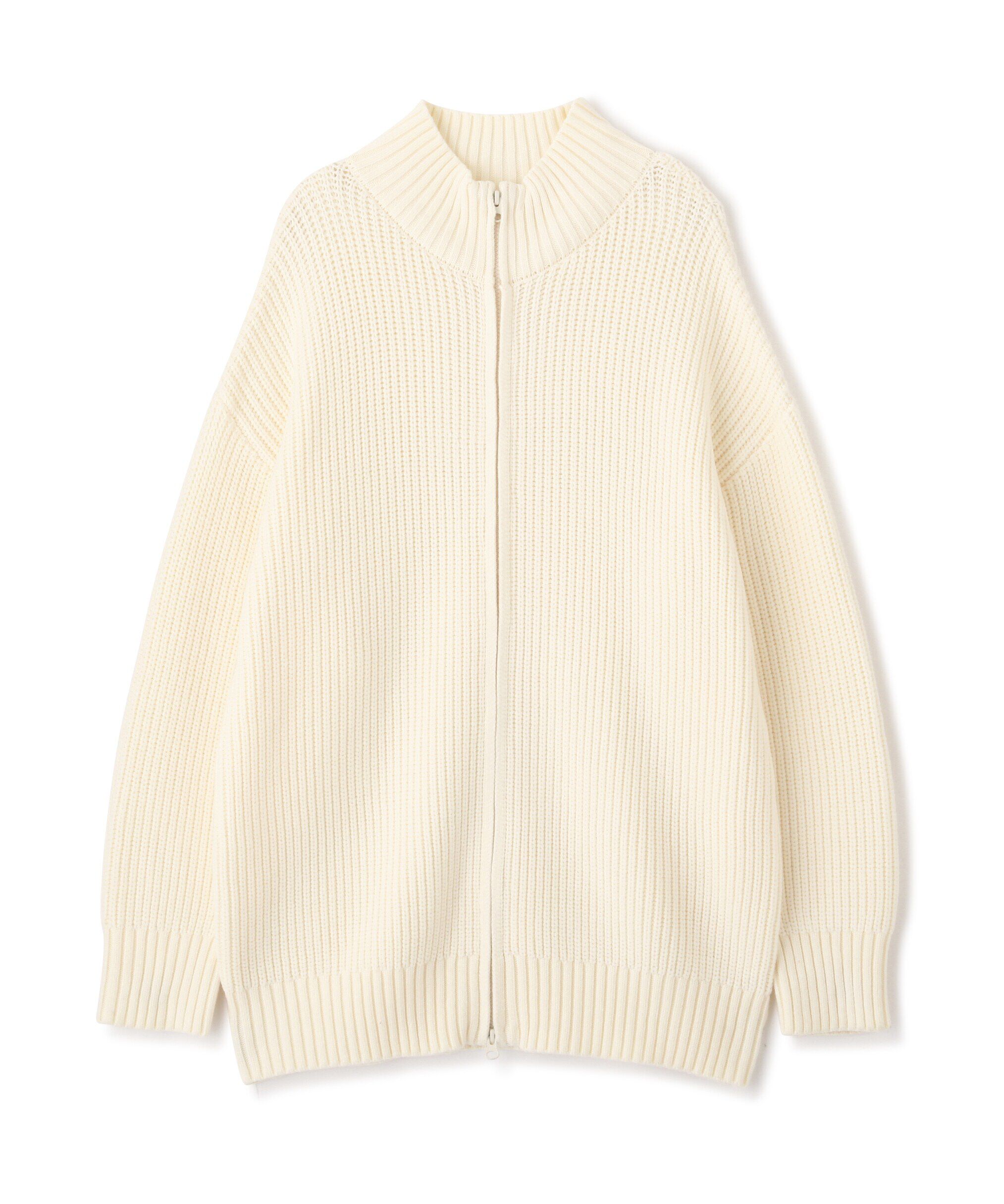  「ジップニットミニワンピース」|ワンピース|