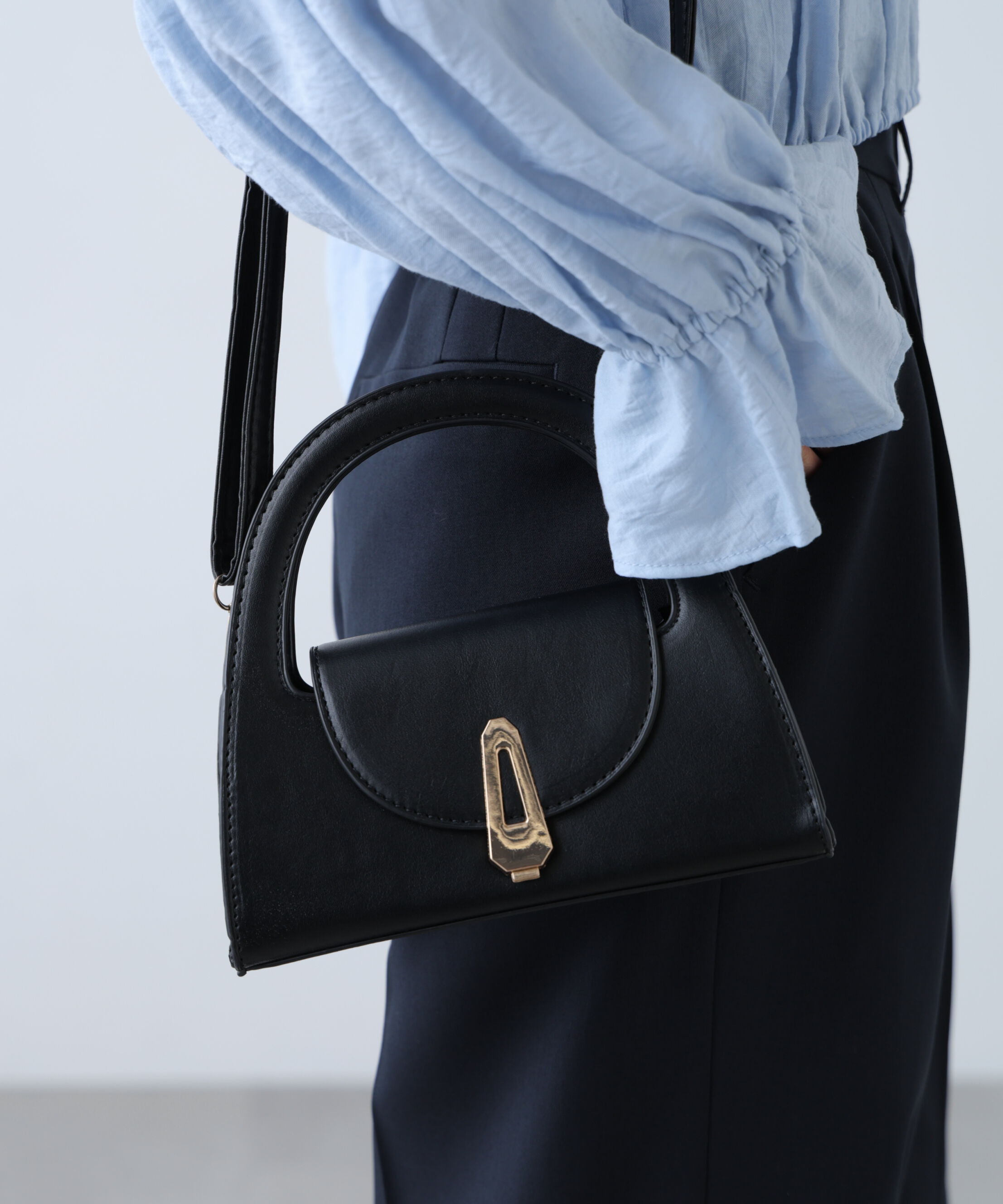  「金具付きミニショルダーバッグ」|その他|