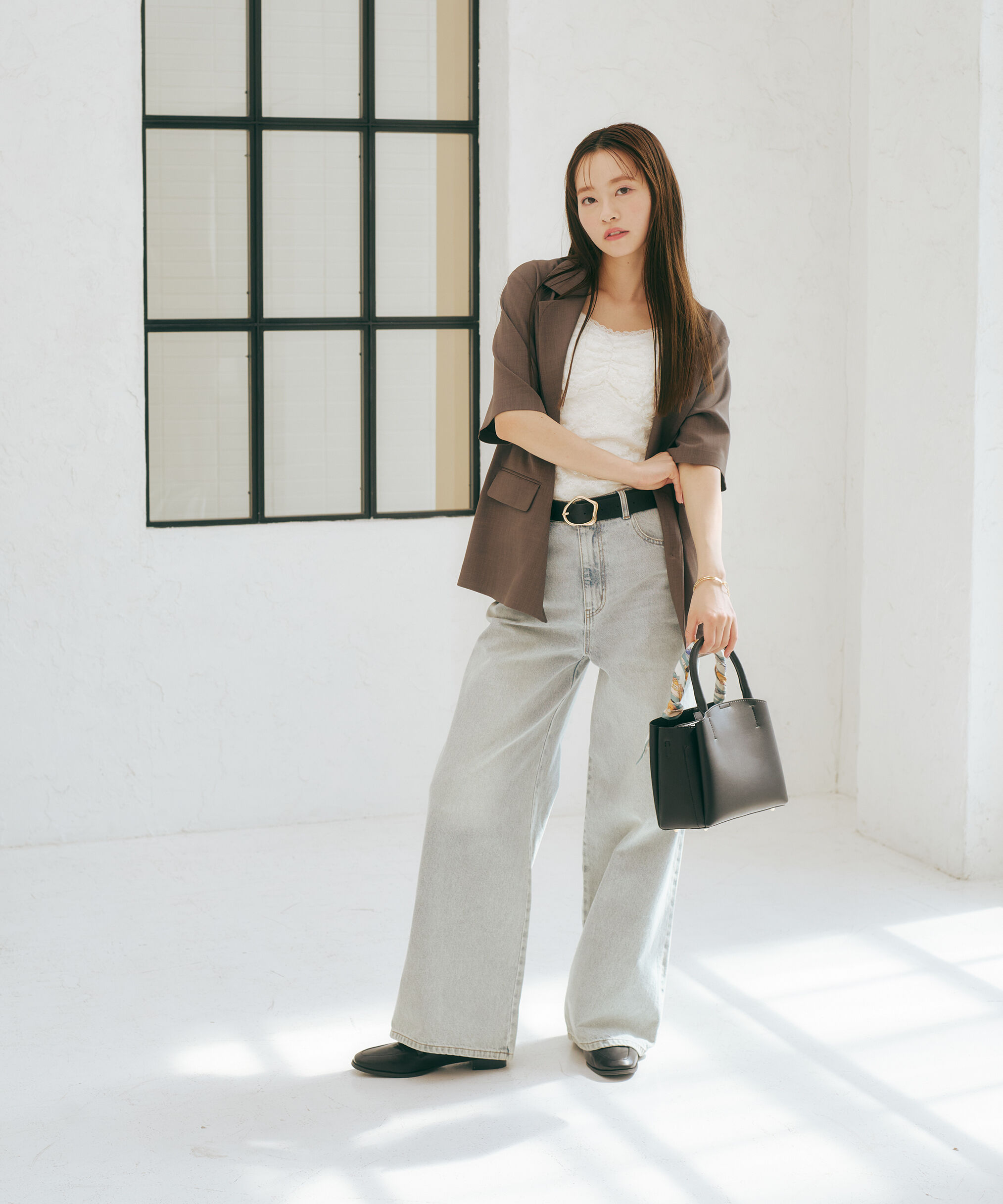 PROPORTION BODY DRESSING「ワイドデニムパンツ」|その他|