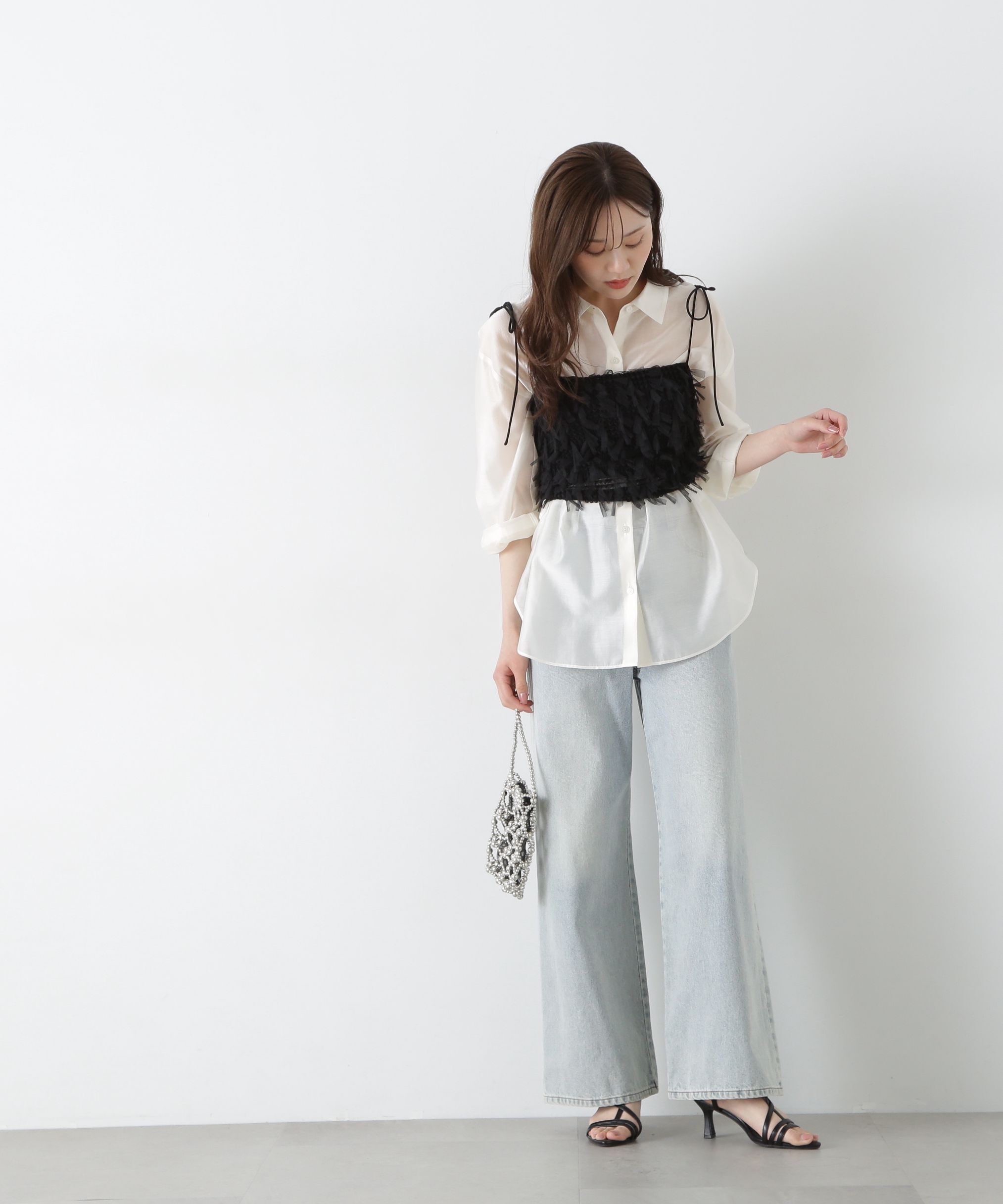 PROPORTION BODY DRESSING「ワイドデニムパンツ」|その他|