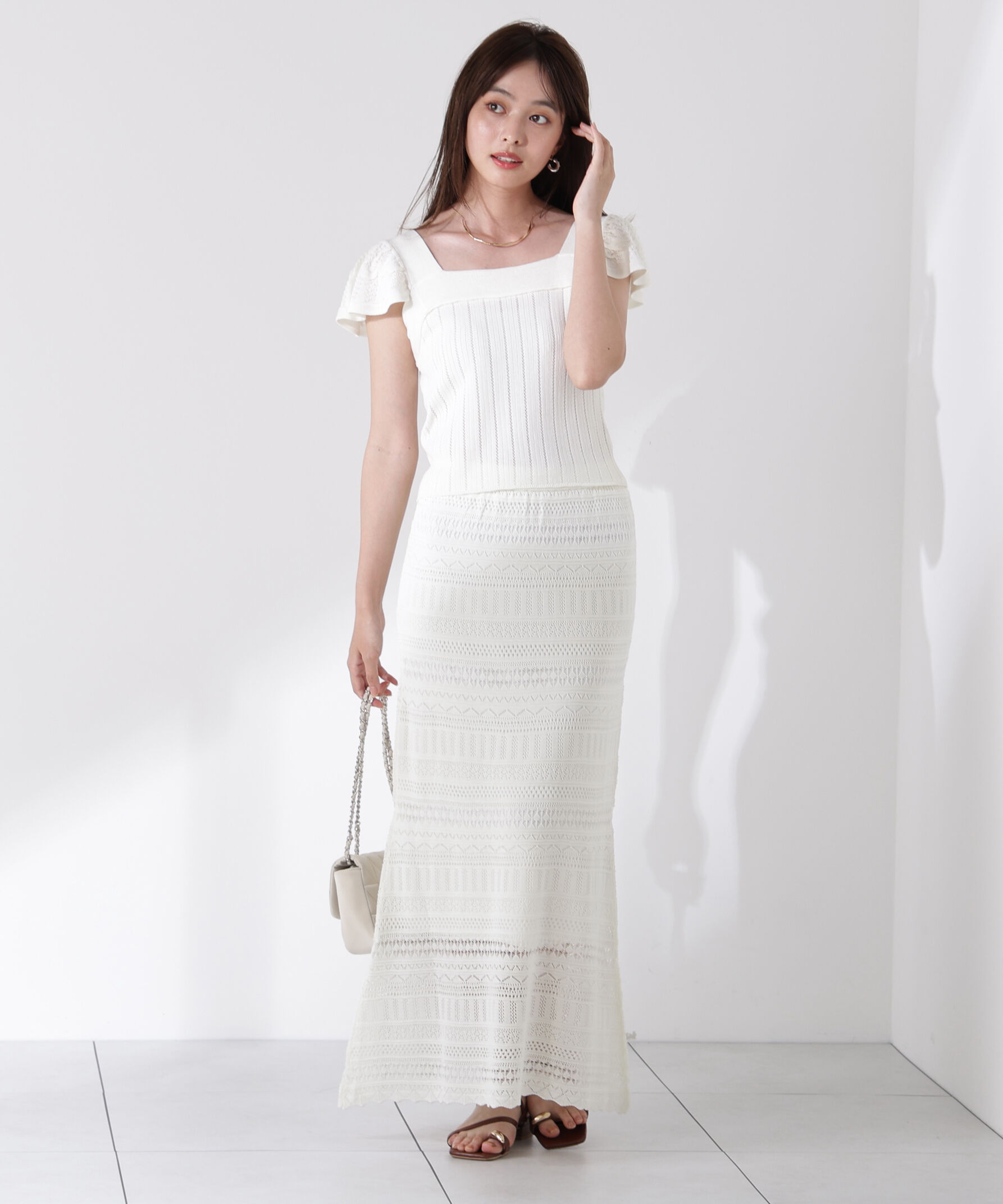 PROPORTION BODY DRESSING「透かし編 SETUP」|ワンピース|