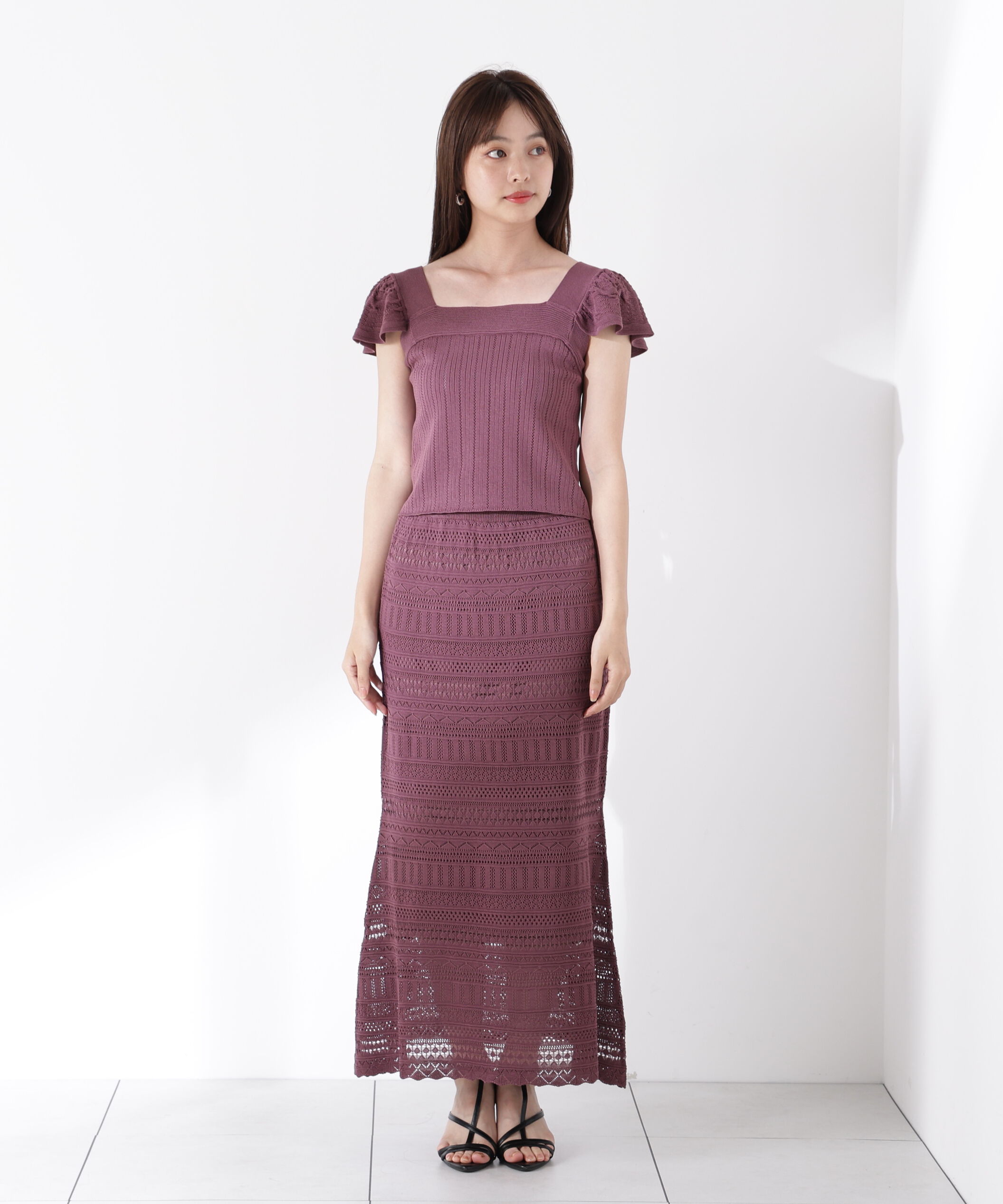 PROPORTION BODY DRESSING「透かし編 SETUP」|ワンピース|