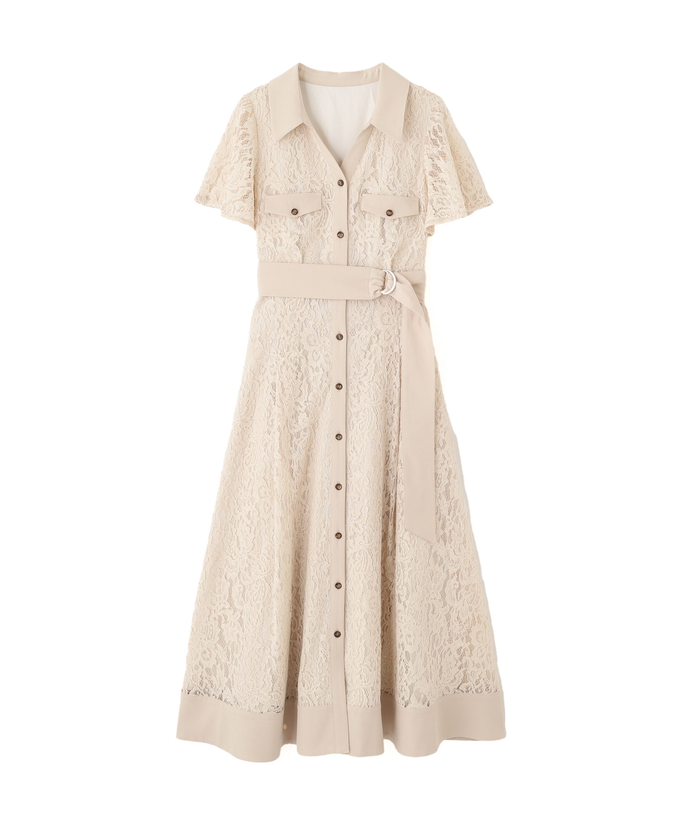 PROPORTION BODY DRESSING「レースシャツワンピース」|ワンピース|