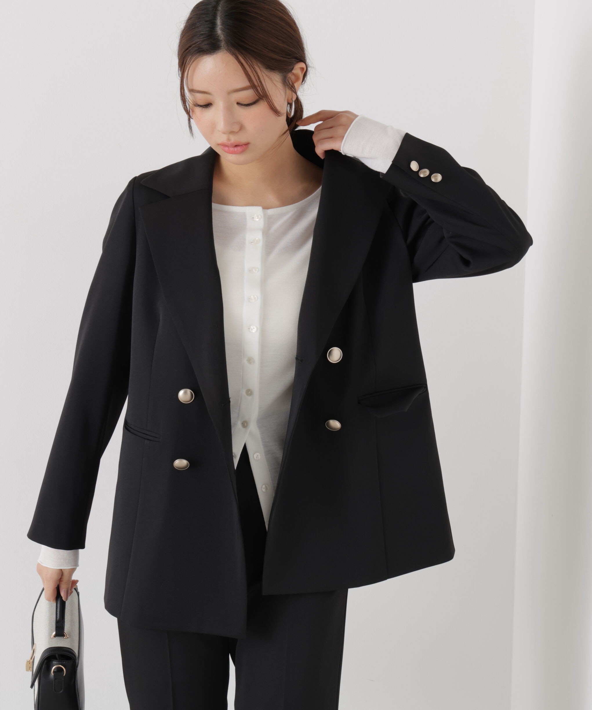 PROPORTION BODY DRESSING「ゴールド釦ダブルブレストジャケット 25AW」|その他|