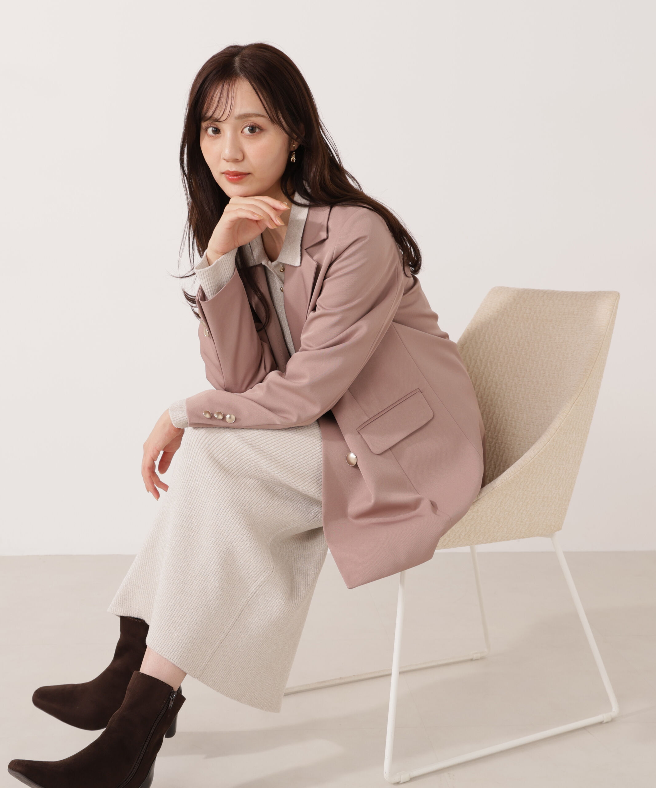 PROPORTION BODY DRESSING「ゴールド釦ダブルブレストジャケット 25AW」|その他|