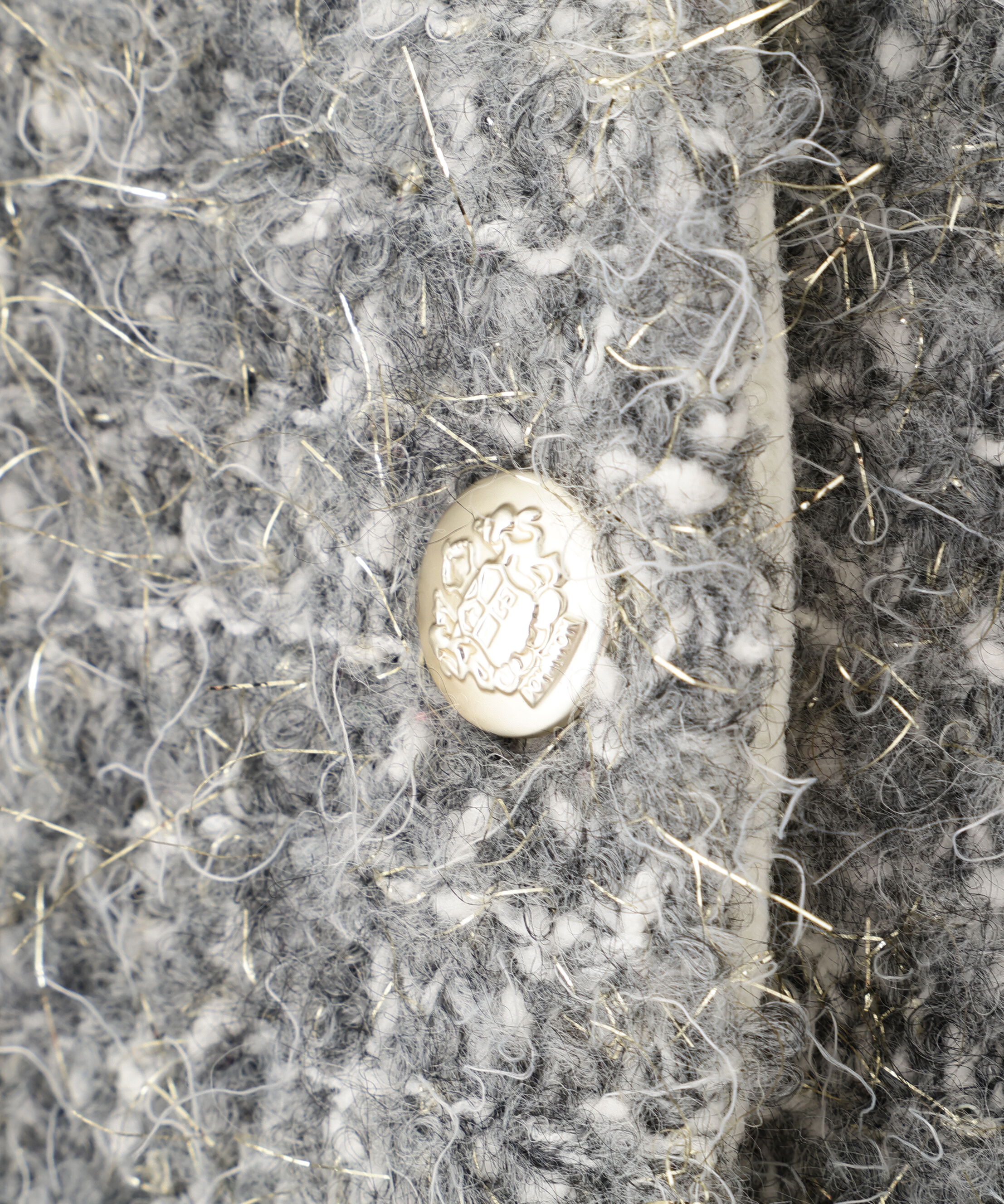 PROPORTION BODY DRESSING「ファンシーツイード風ニットカーディガン 25AW」|カーディガン|