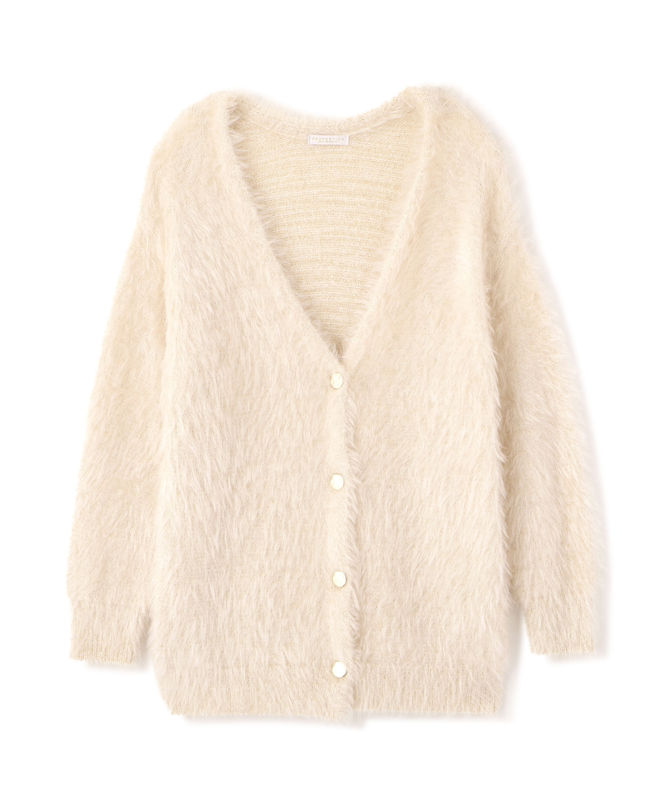 PROPORTION BODY DRESSING「キャットBIGカーディガン 25AW」|カーディガン|