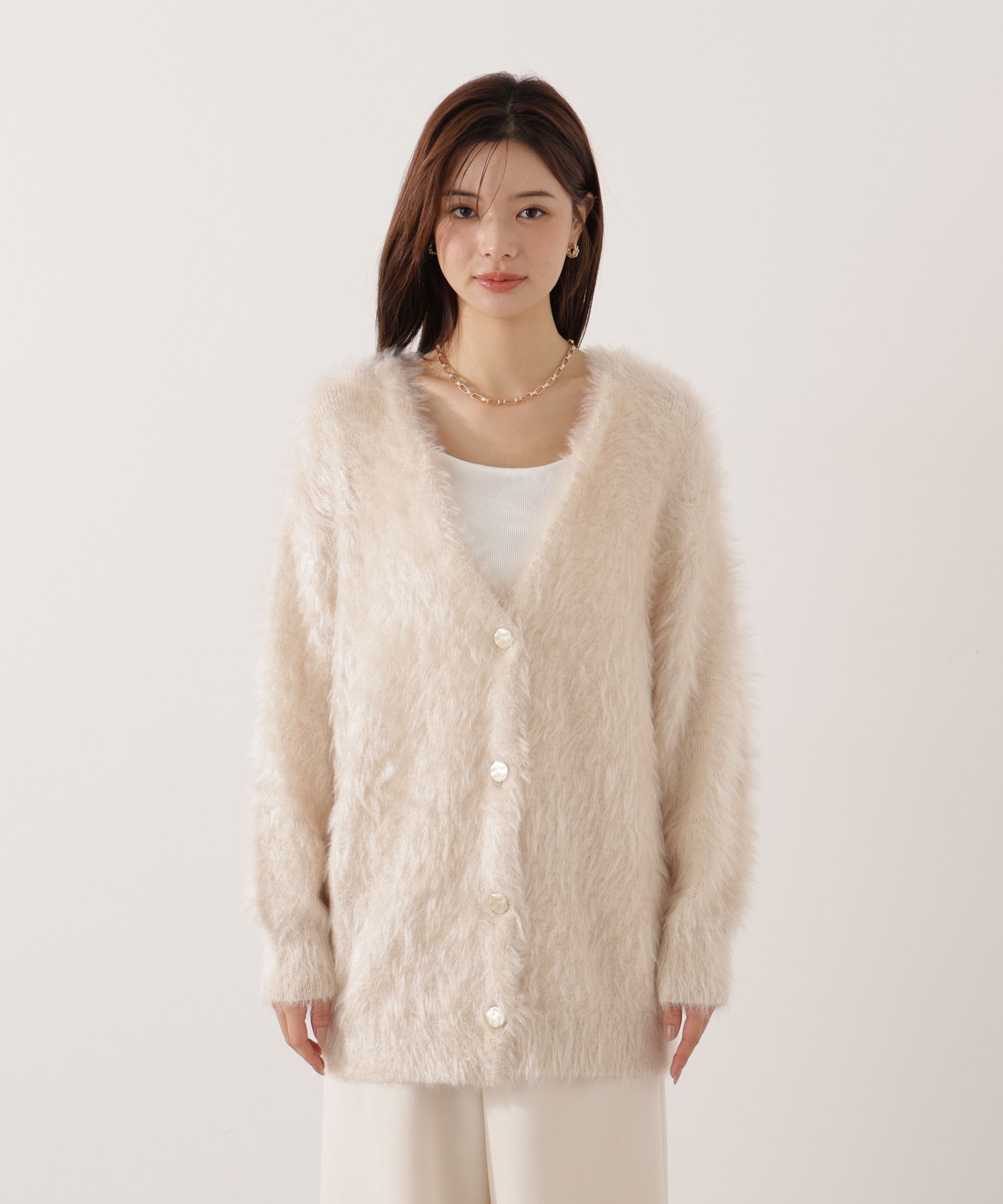 PROPORTION BODY DRESSING「キャットBIGカーディガン 25AW」|カーディガン|