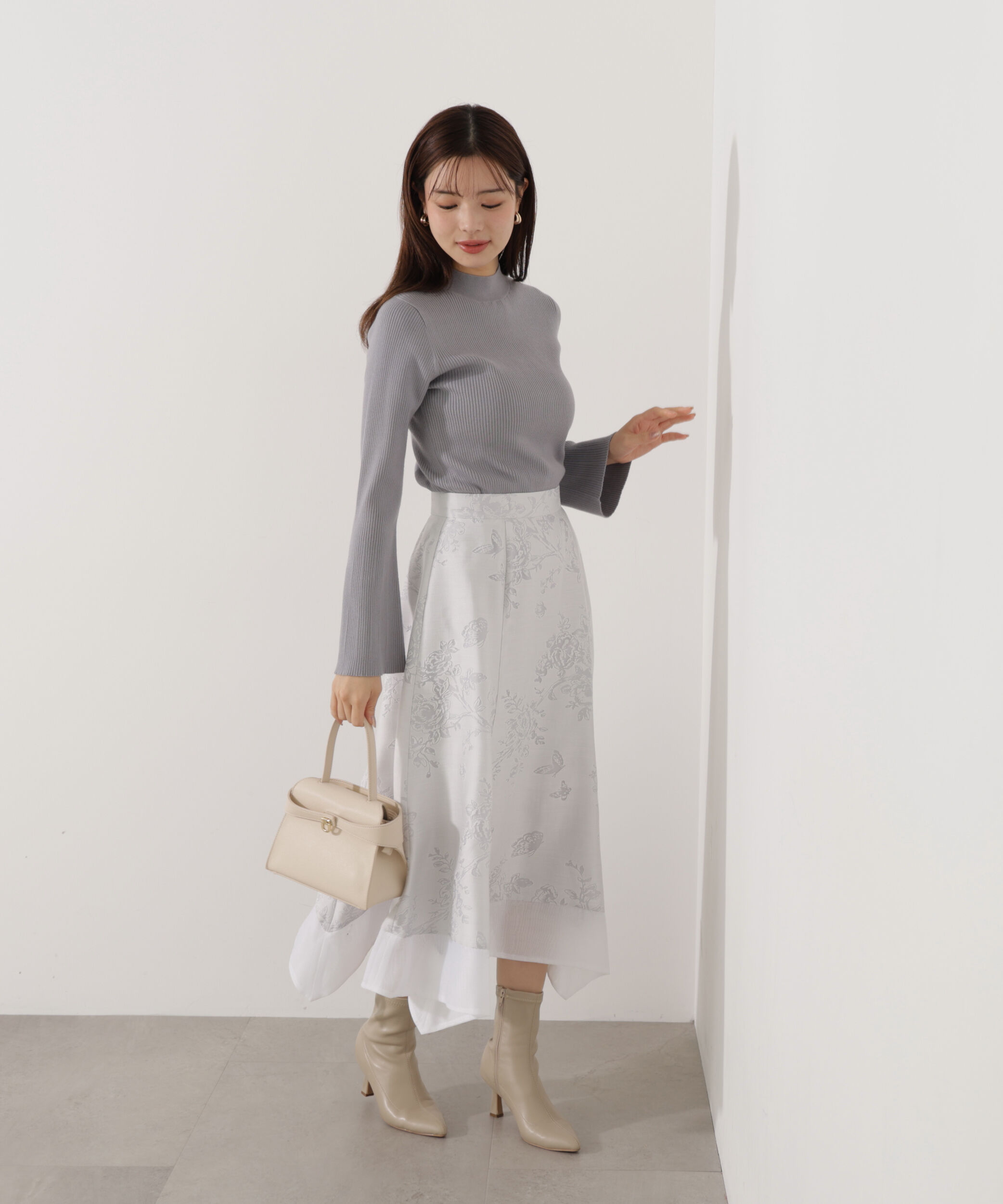 PROPORTION BODY DRESSING「ハンカチーフヘムスカート」|スカート|