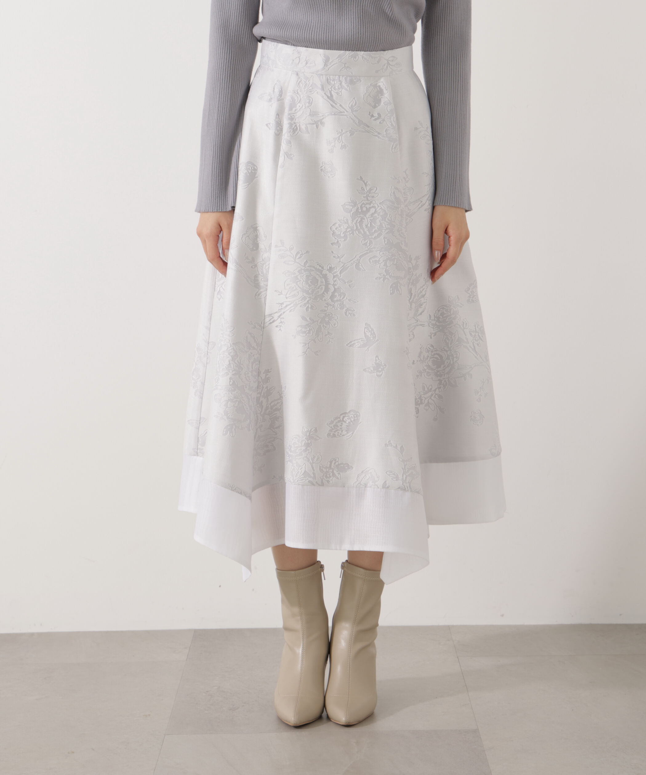 PROPORTION BODY DRESSING「ハンカチーフヘムスカート」|スカート|