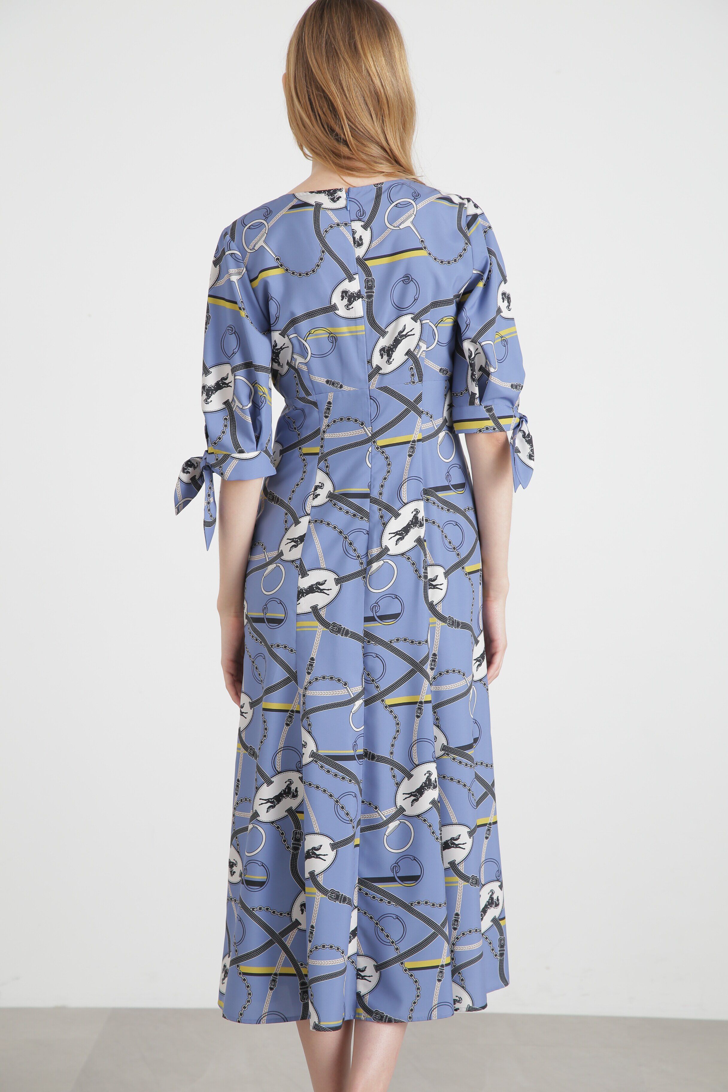  「◆ホースプレートプリントマーメイドワンピース」|ワンピース|