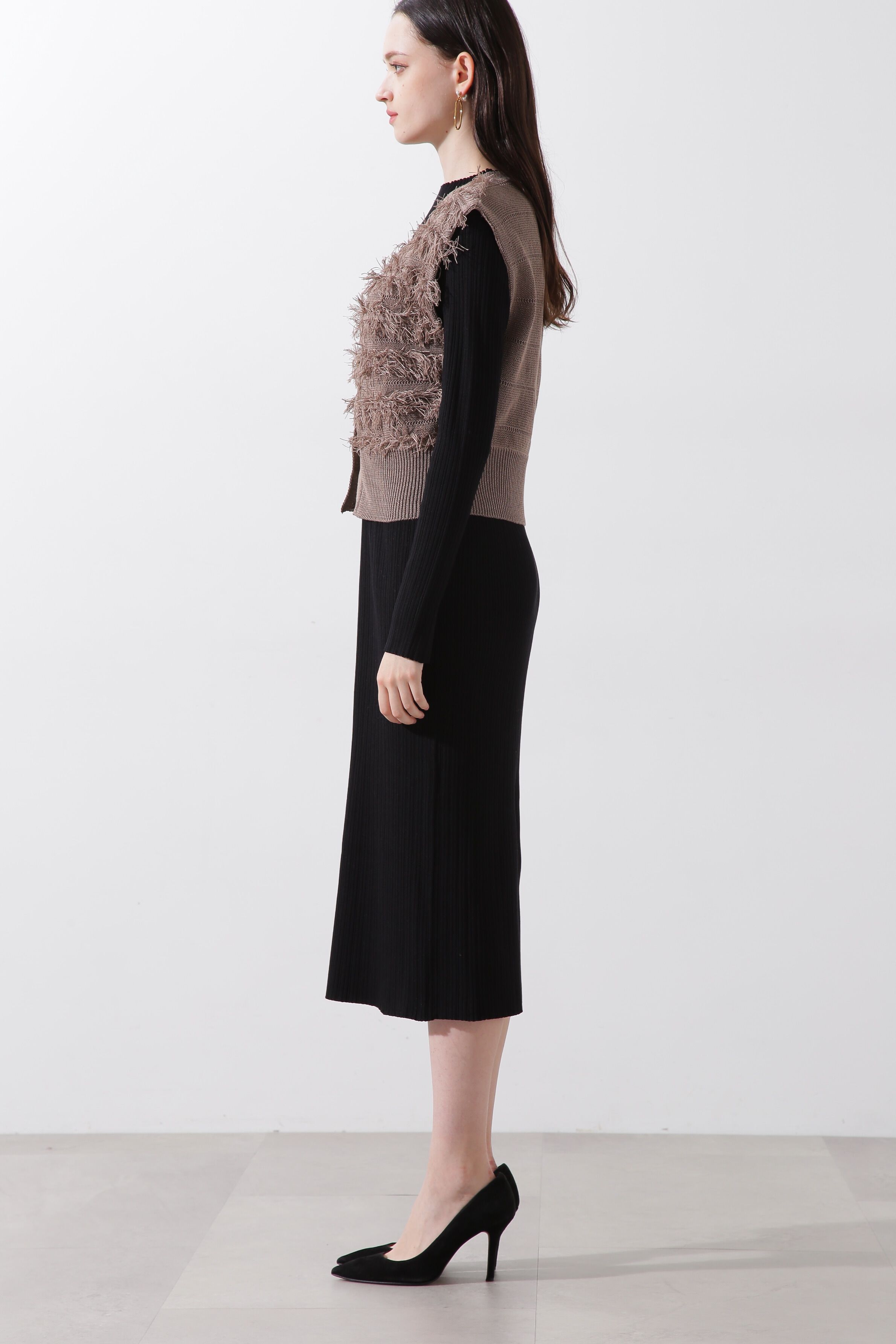  「◆レイヤードニットワンピース」|ワンピース|