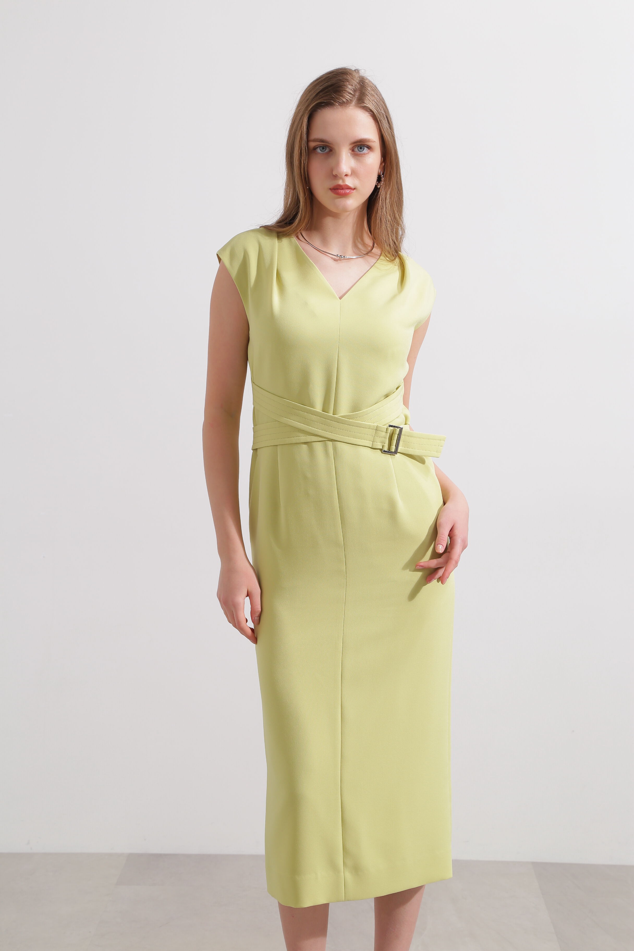  「◆ウエストクロスオックスワンピース」|ワンピース|