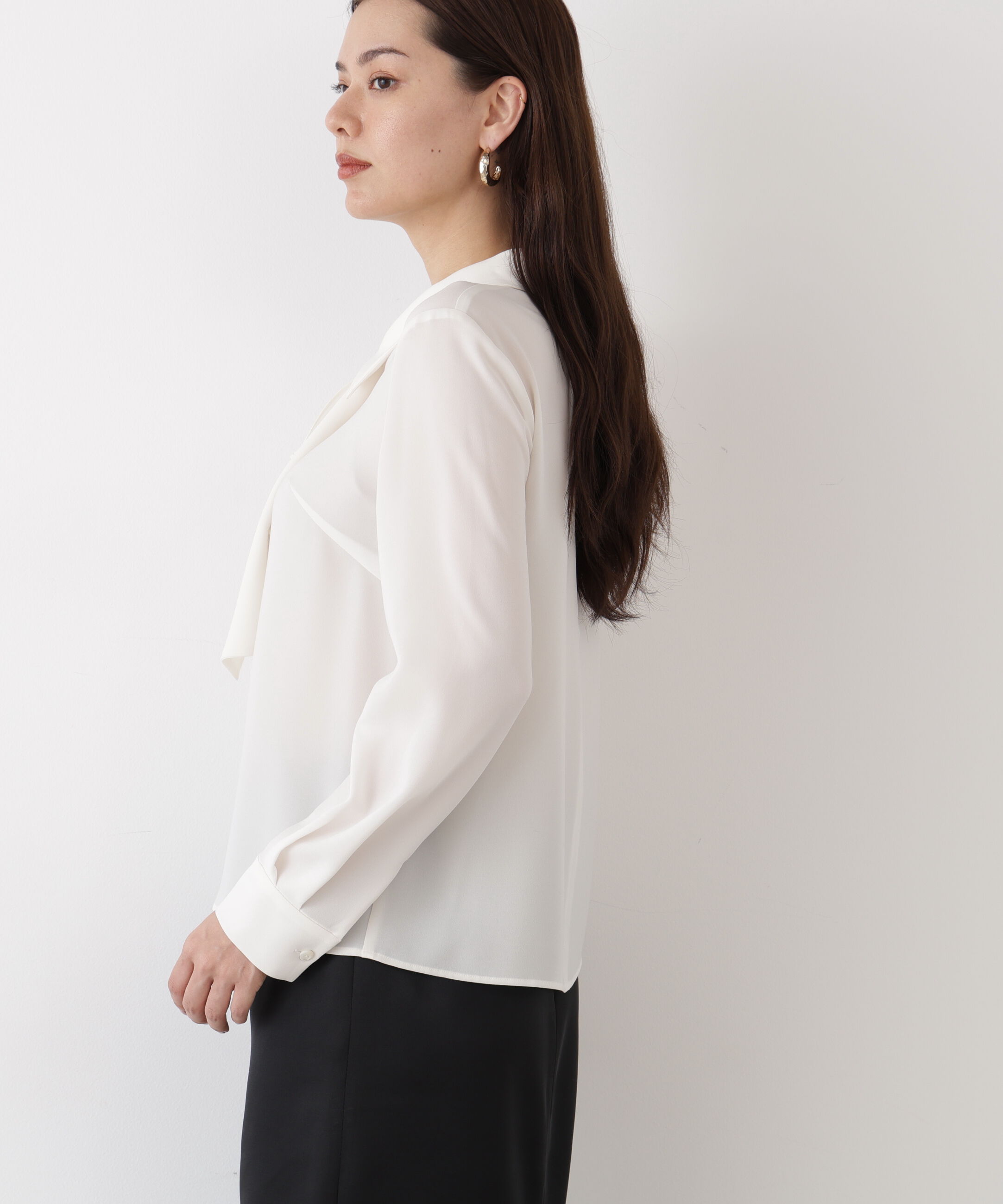  「◆ラッフルボウタイブラウス」|シャツ・ブラウス|