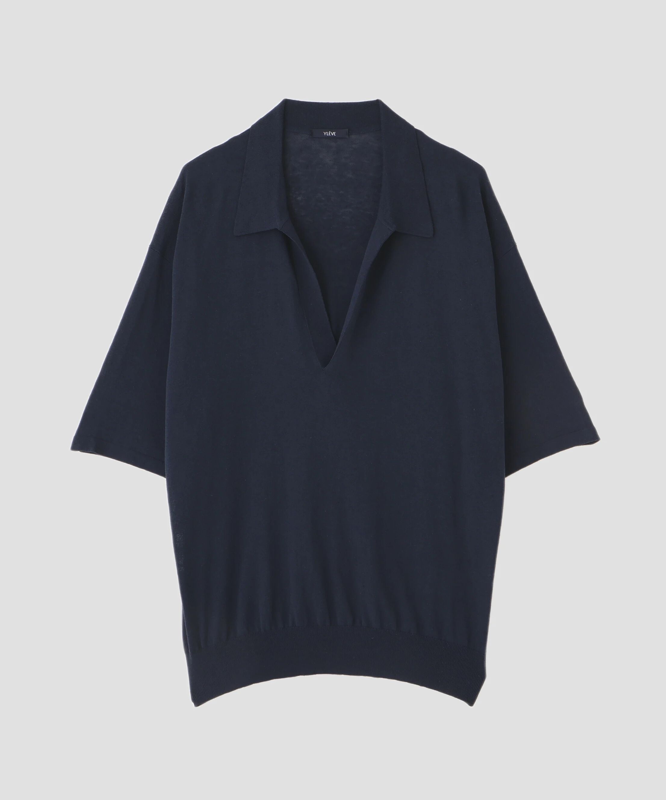 YLEVE 「YLEVE / COTTON LINEN KNIT SKIPPER POLO」|ニット・セーター|
