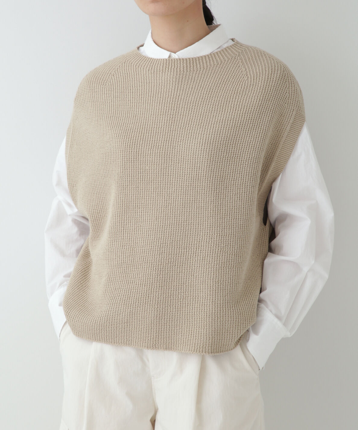  「◆ニットベスト」|ニット・セーター|ライトベージ