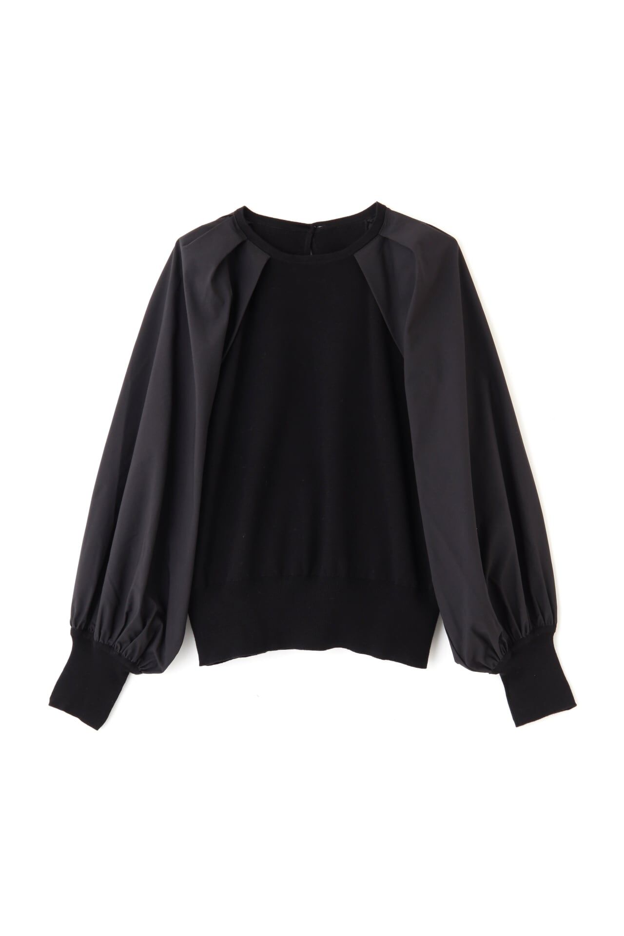  「◆布帛コンビニットプルオーバー」|ニット・セーター|