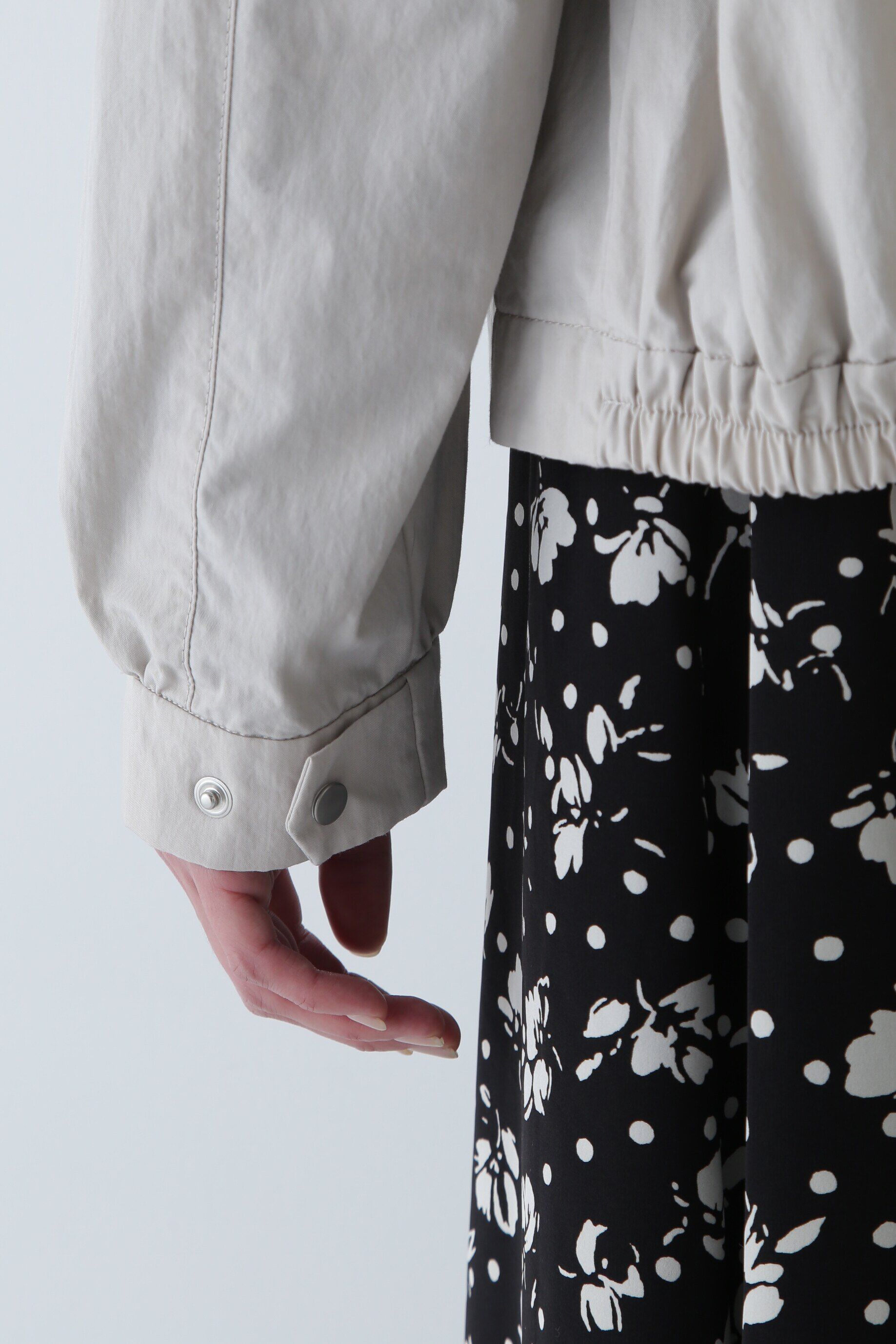  「◆ノーカラーショートブルゾン」|ブルゾン・スタジャン|