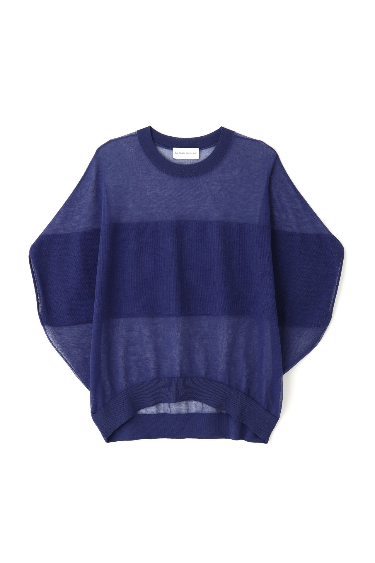  「◆シアーパネルニットプルオーバー」|ニット・セーター|