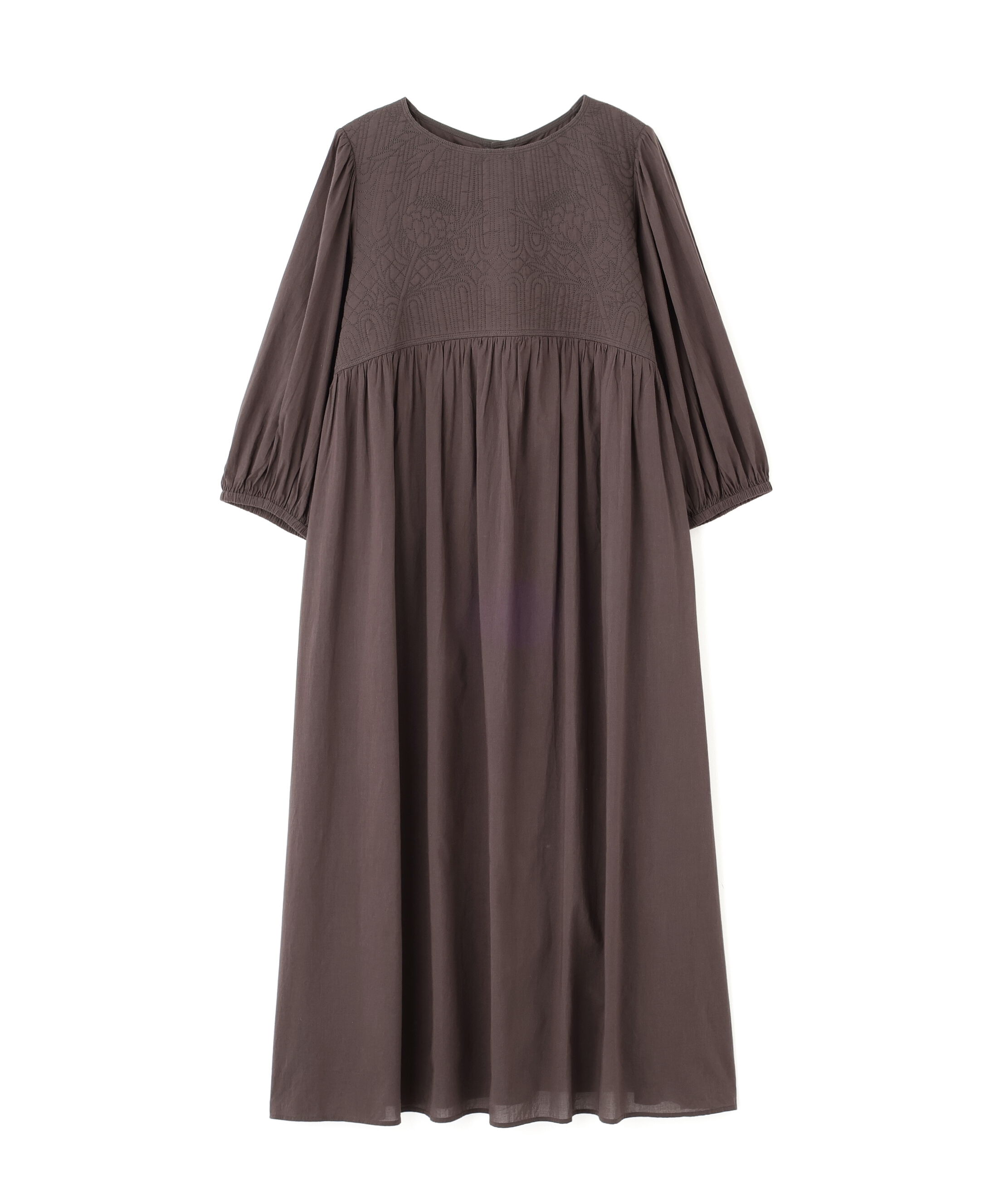  「◆インドコットンボイルキルティングドッキングワンピース」|ワンピース|