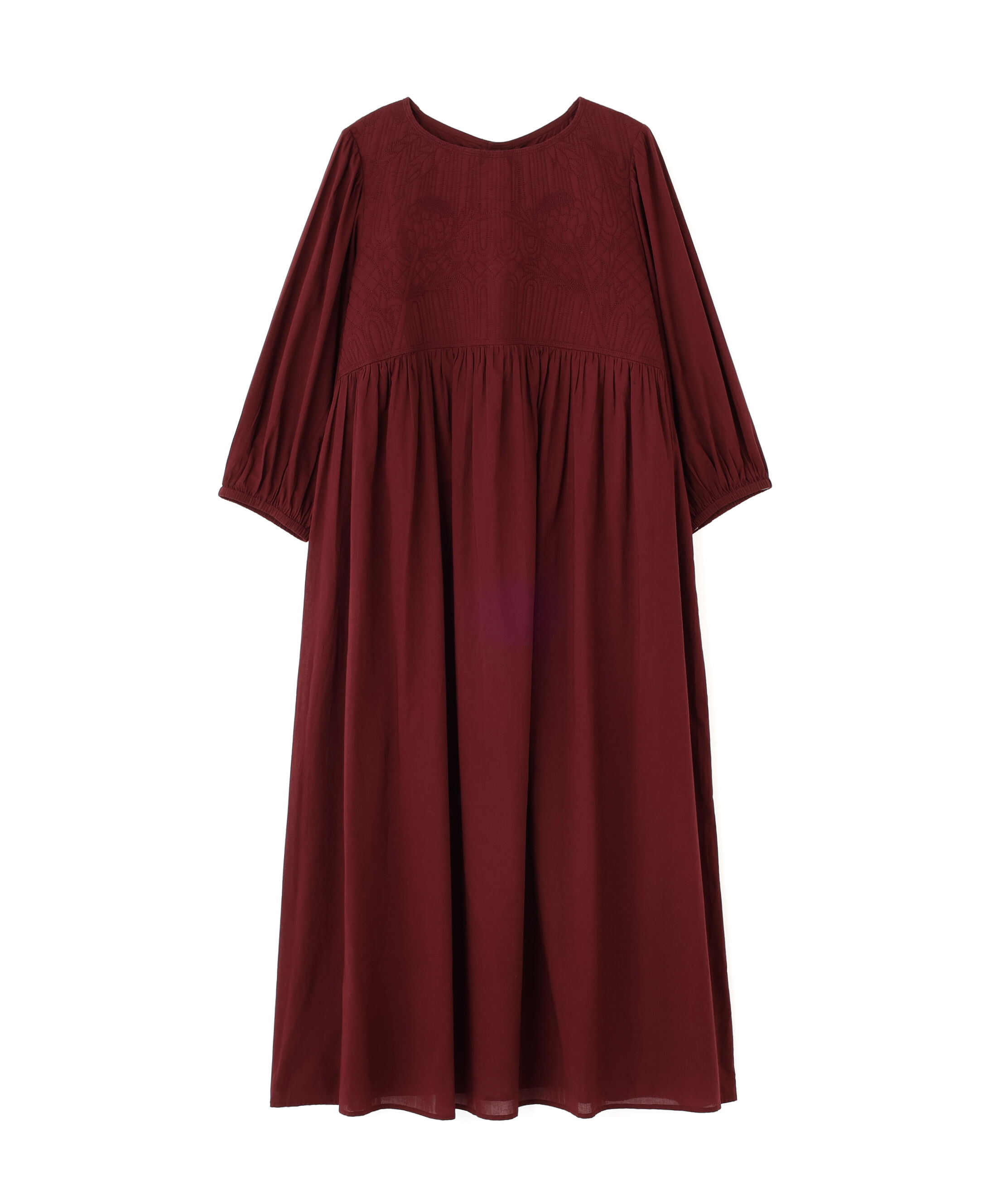  「◆インドコットンボイルキルティングドッキングワンピース」|ワンピース|