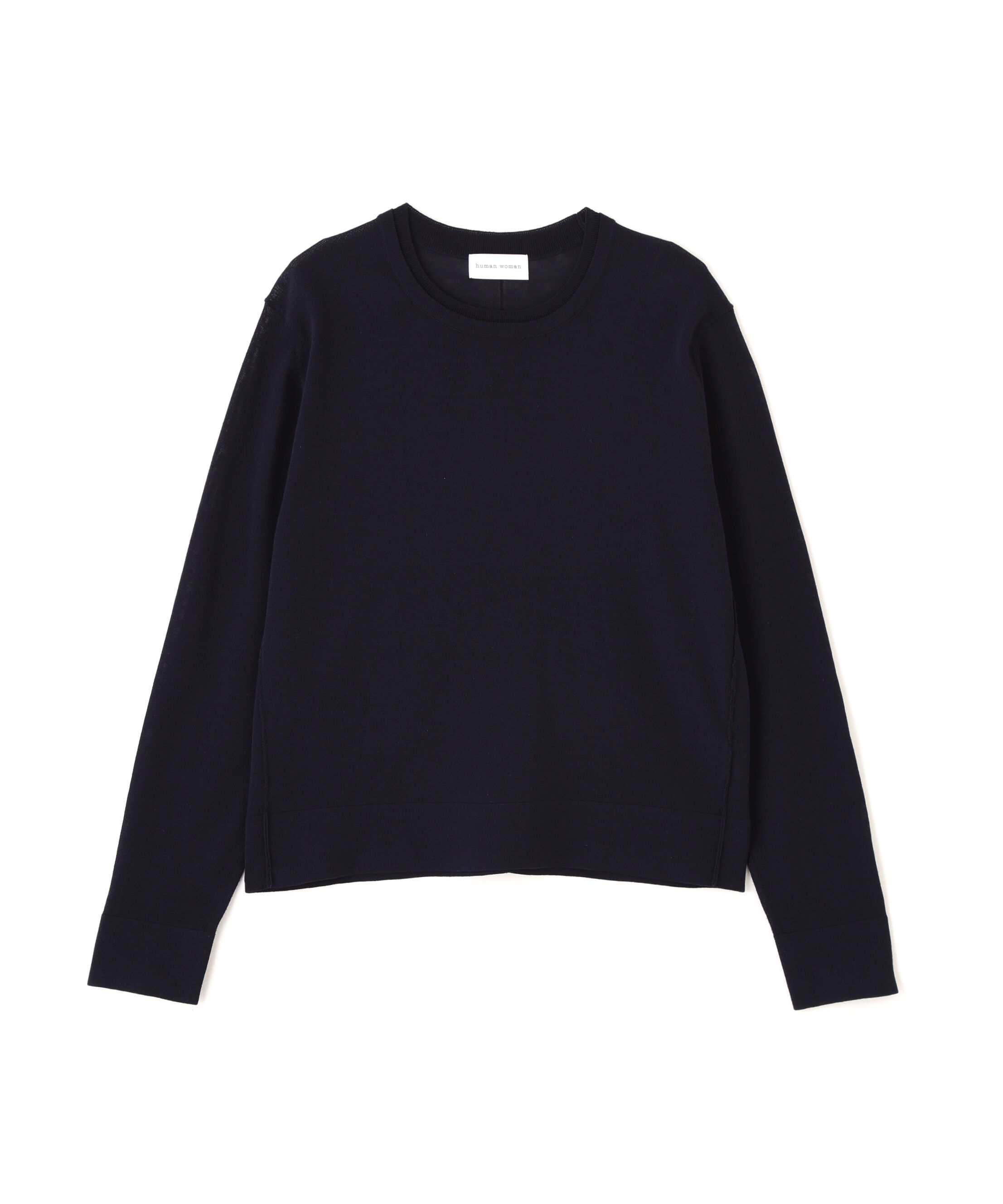  「◆《ウォッシャブル》ネックダブルプルオーバーニット」|ニット・セーター|