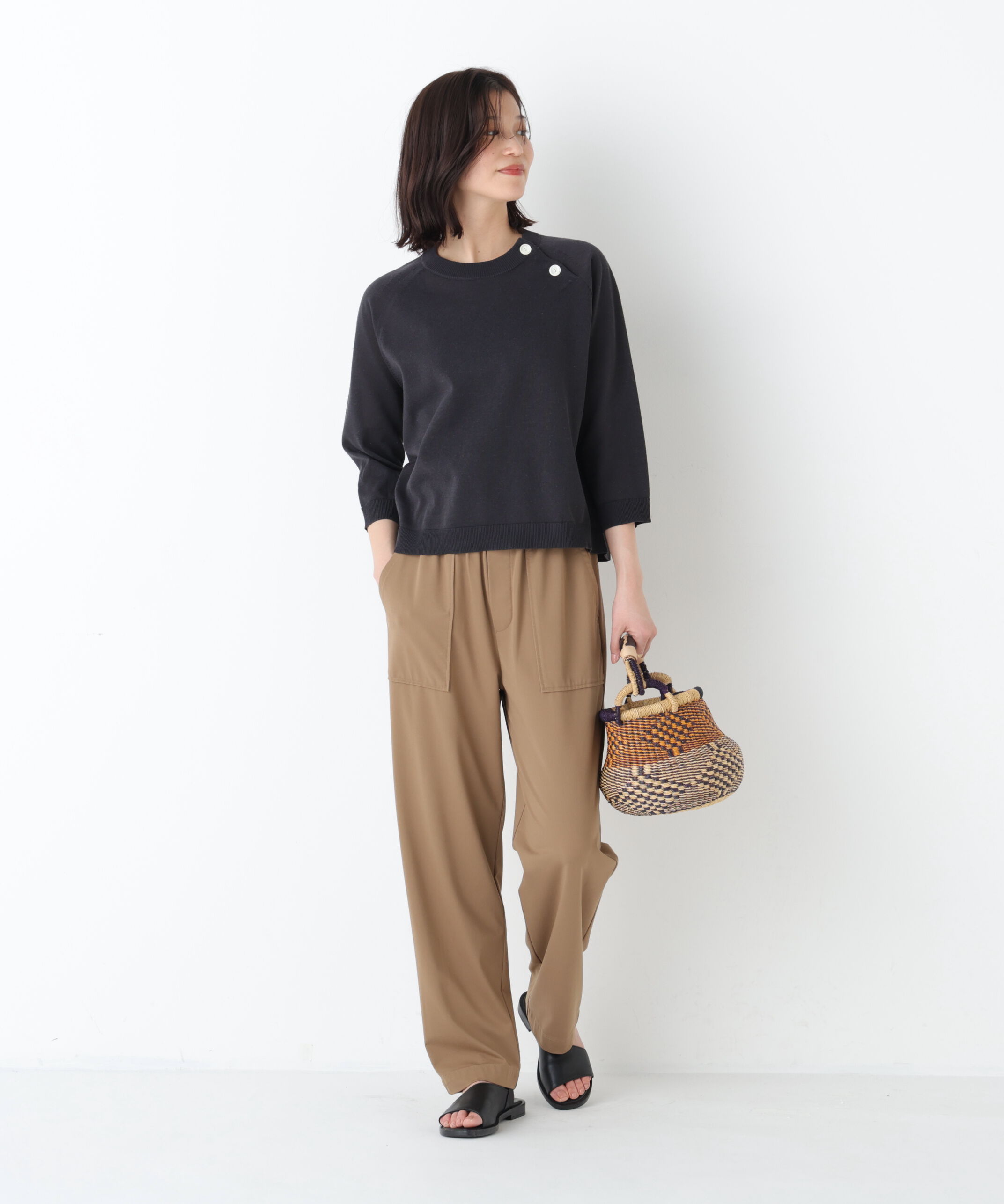  「◆カノコストレッチベイカーパンツ」|その他|