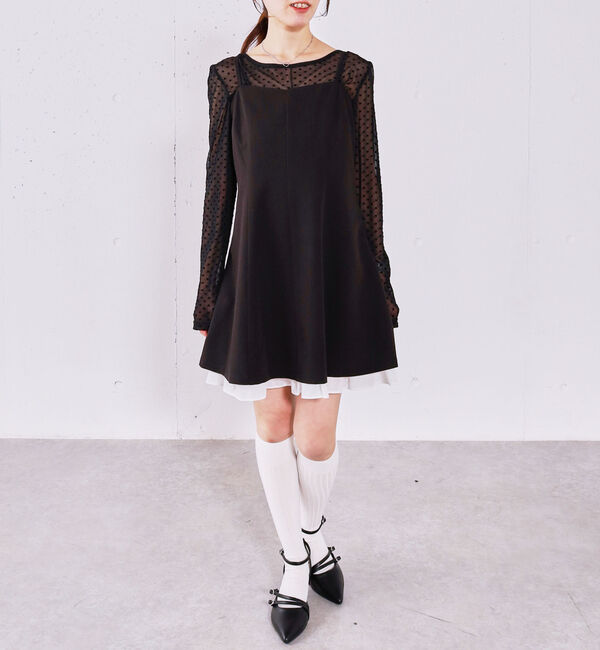 archives「裾レイヤードミニキャミワンピース」|ワンピース|