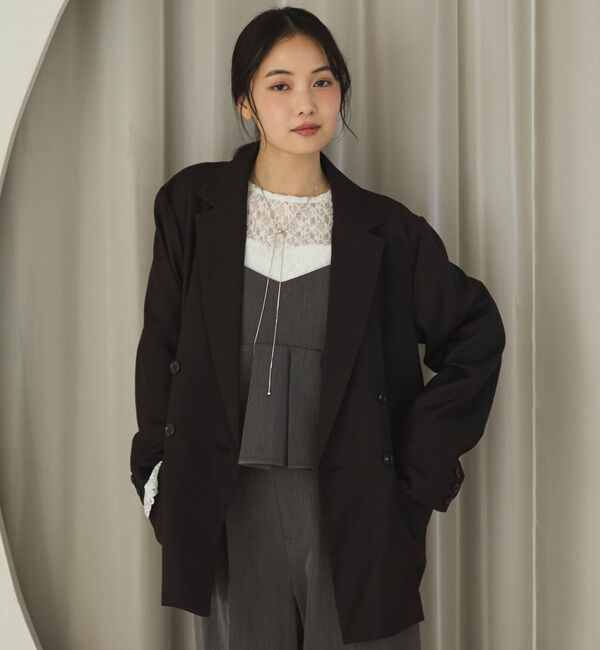 archives「【ＯＮかわ】プリーツペプラムビスチェ&times;スラックスＳＥＴ」|ワンピース|