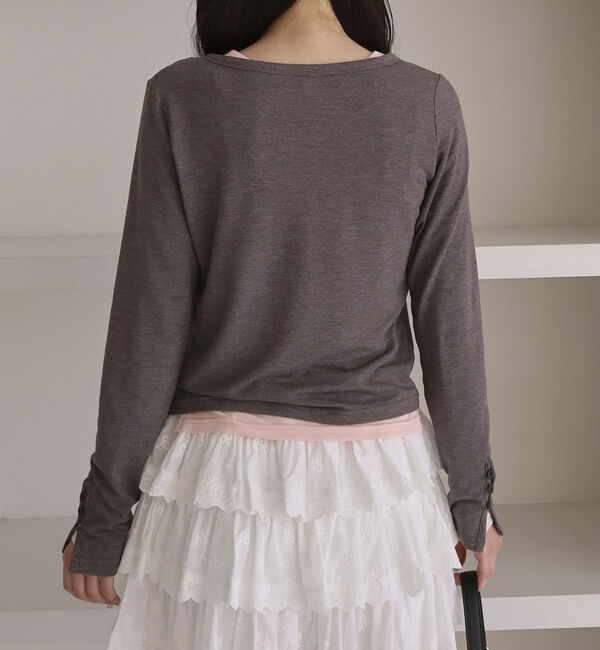 archives「シアーカットカーデ／ロングスリーブＴＯＰＳ」|カーディガン|