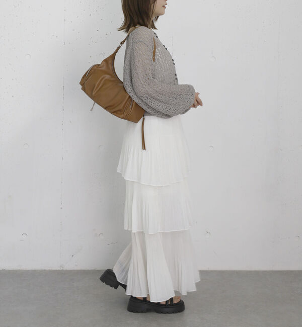 archives「ドットプリーツフリルティアードスカート」|スカート|