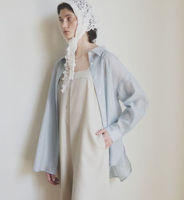 Doux archives「ワイドストラップサロペット」|ワンピース|